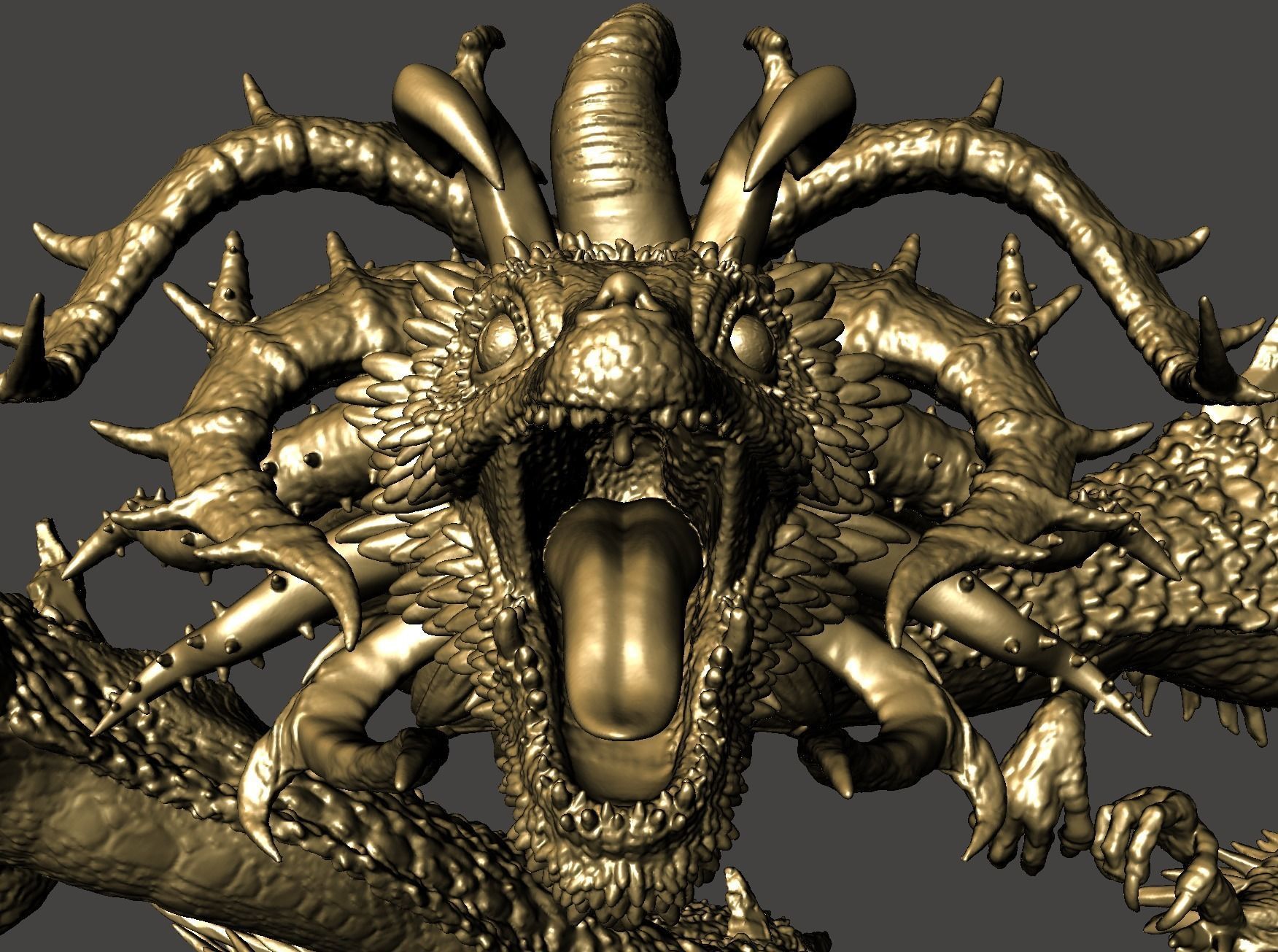 DEMON DRAGON GANON TOTK LEGEND OF ZELDA EXTREME DETAILED STL 3D print model_9