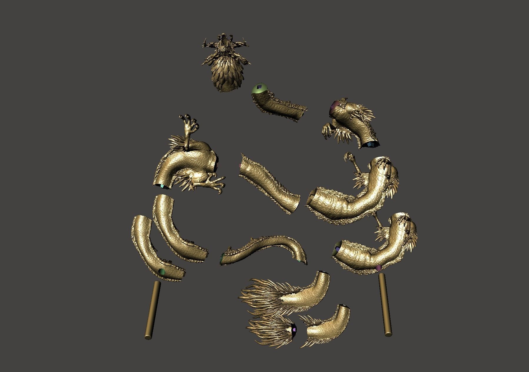 DEMON DRAGON GANON TOTK LEGEND OF ZELDA EXTREME DETAILED STL 3D print model_17