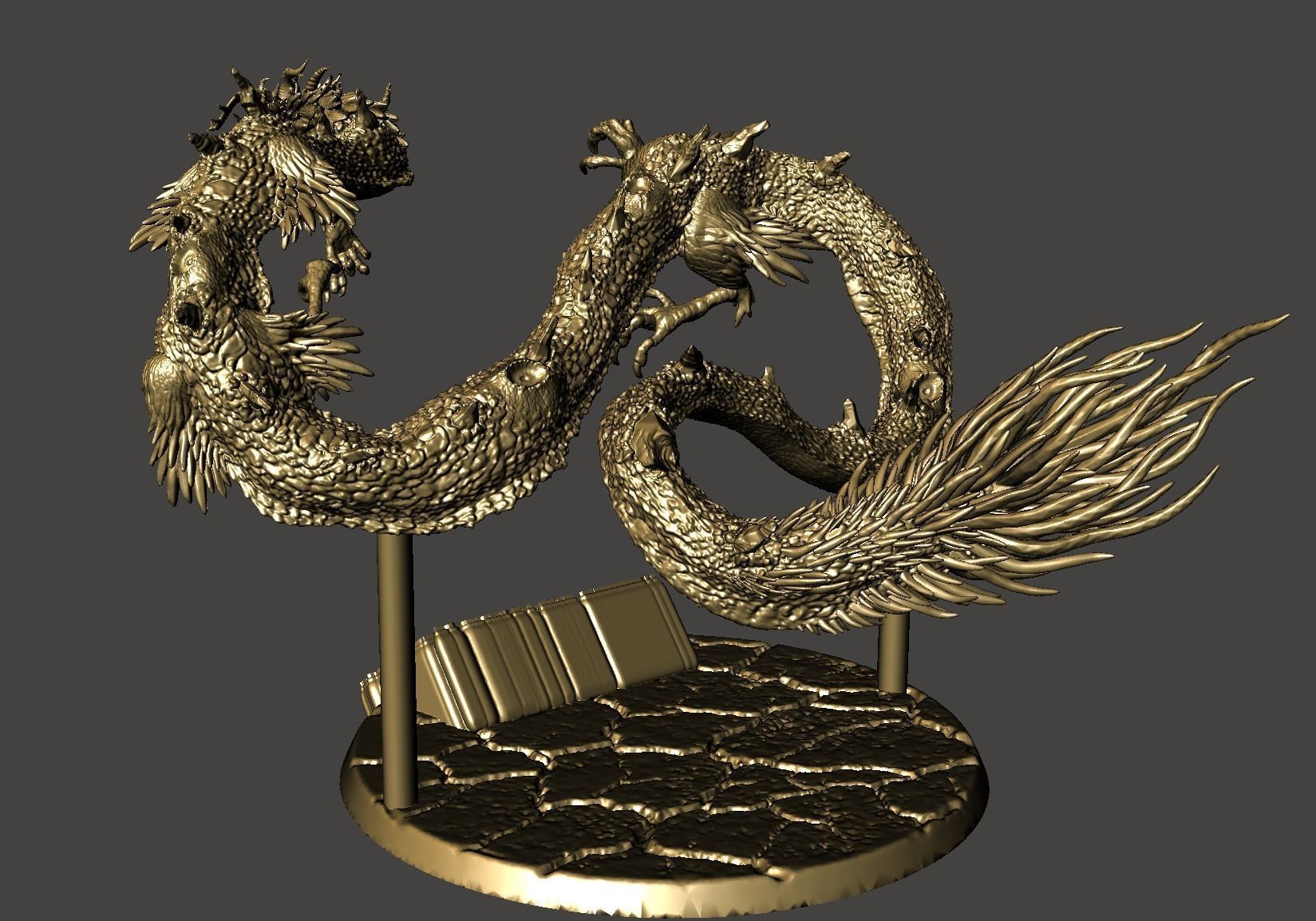 DEMON DRAGON GANON TOTK LEGEND OF ZELDA EXTREME DETAILED STL 3D print model_16