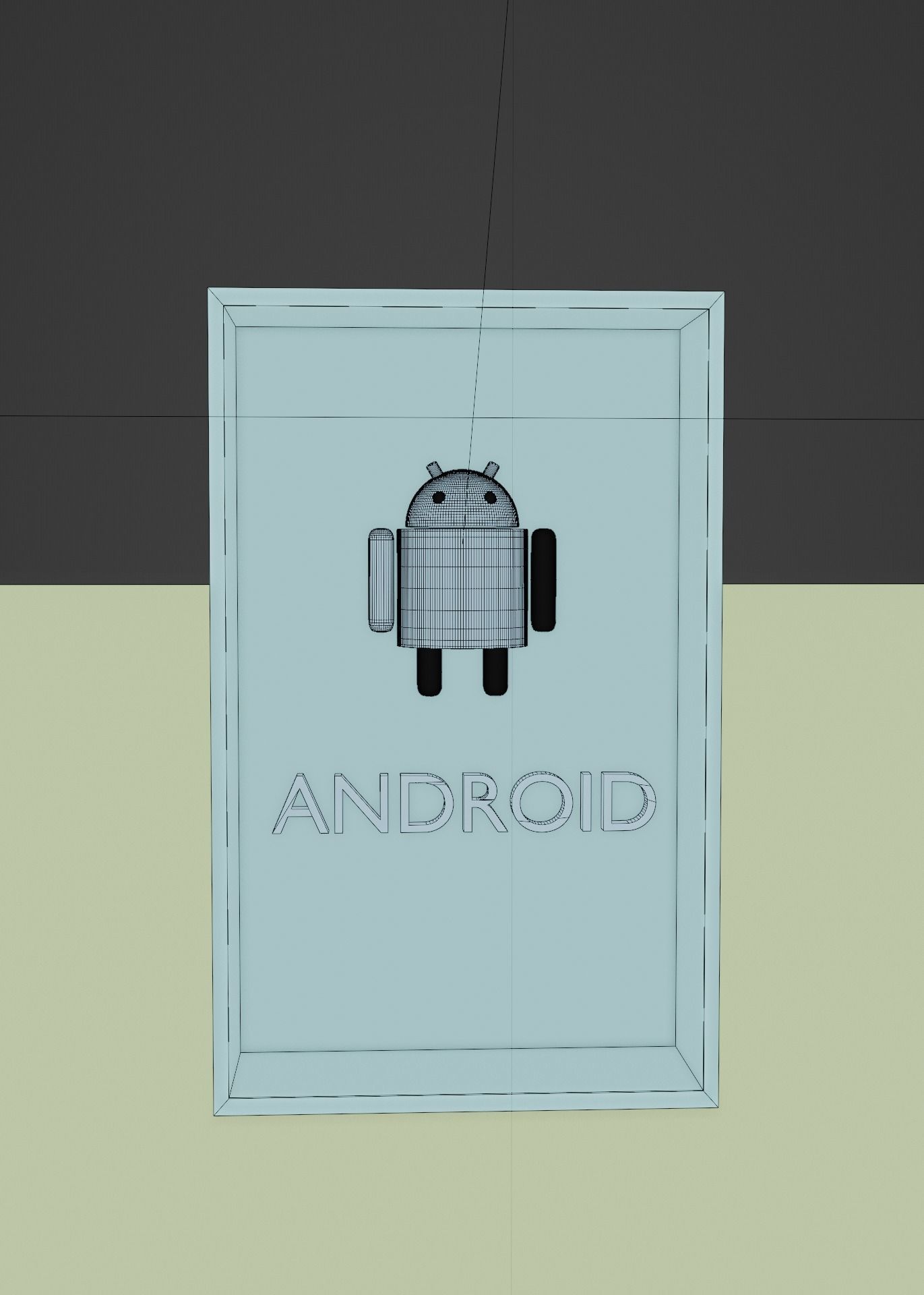 Android Robo Logo 3D model_9