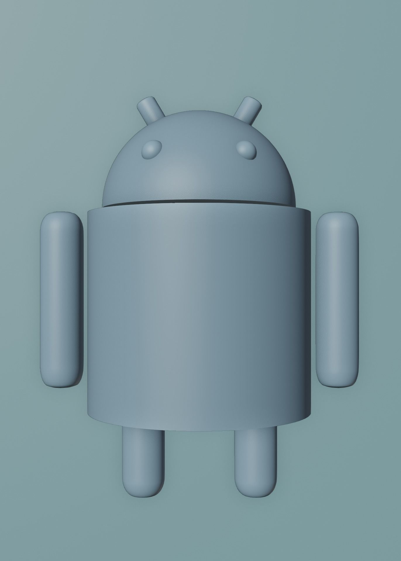 Android Robo Logo 3D model_11