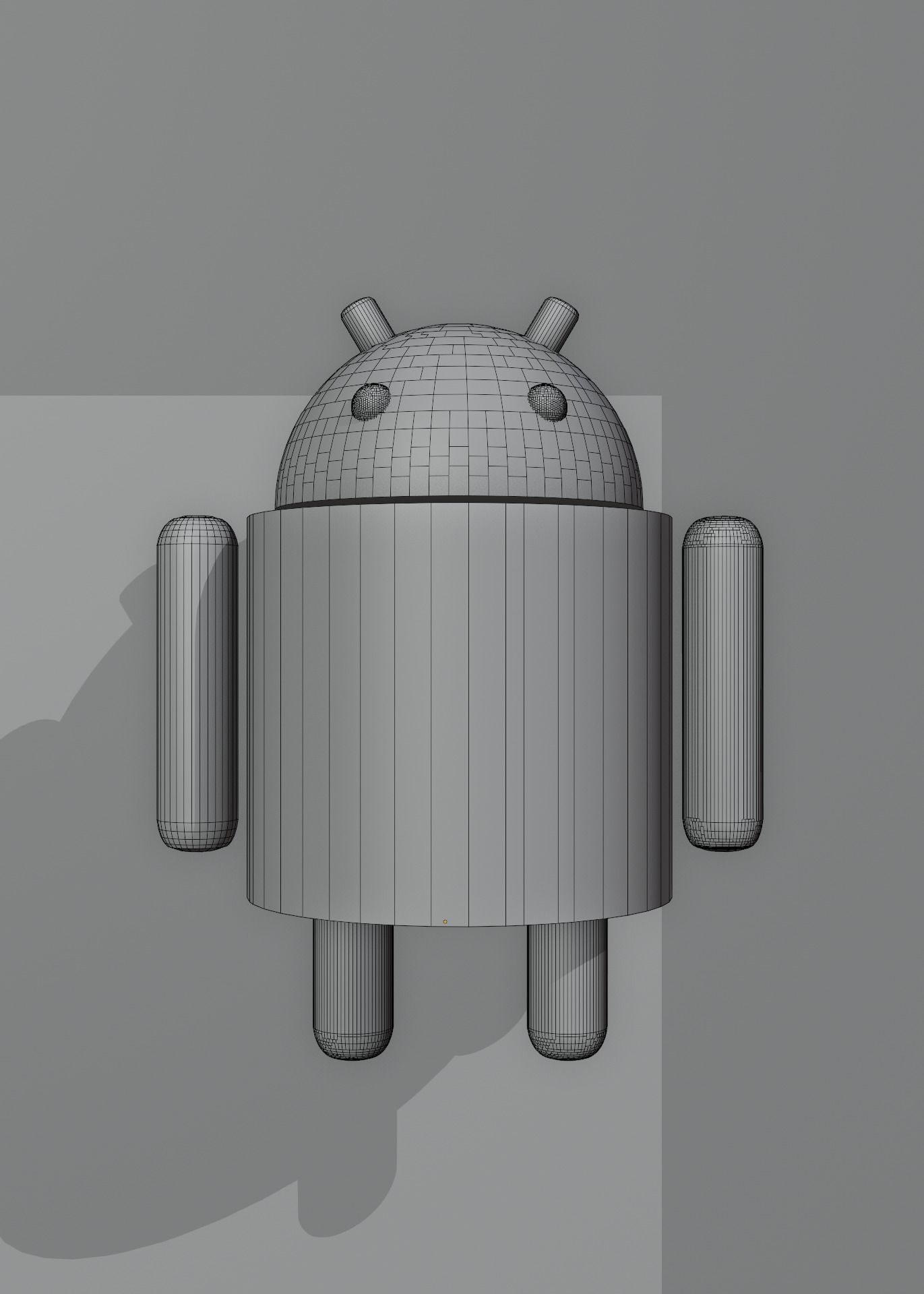 Android Robo Logo 3D model_13