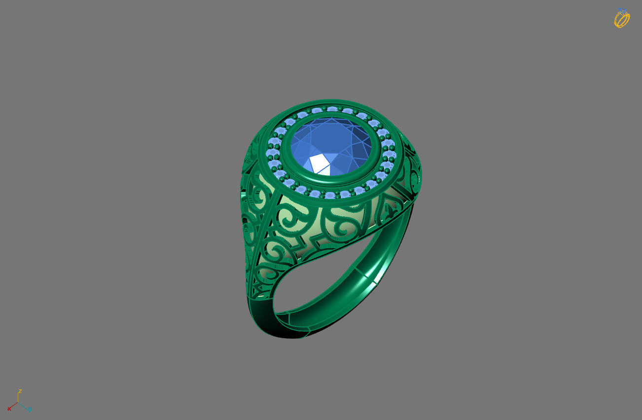 STL 3DM Gents Rings Ready Models Mens Rings 3D print model 3D print model_4