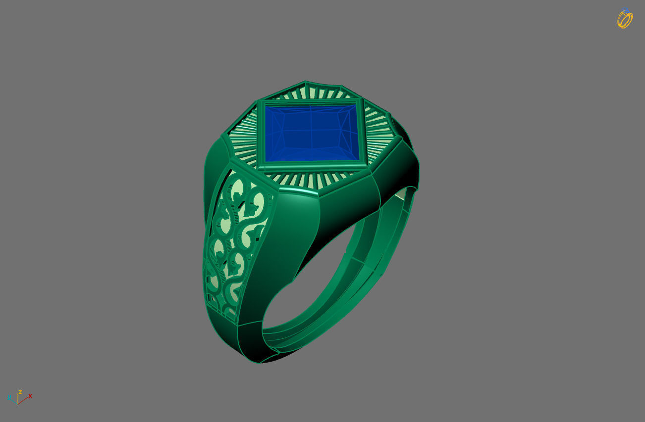 STL 3DM Gents Rings Ready Models Mens Rings 3D print model 3D print model_1