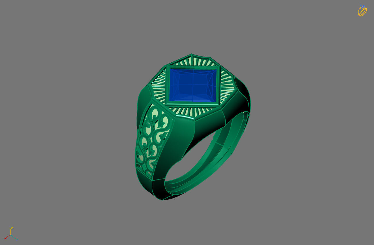 STL 3DM Gents Rings Ready Models Mens Rings 3D print model 3D print model_4