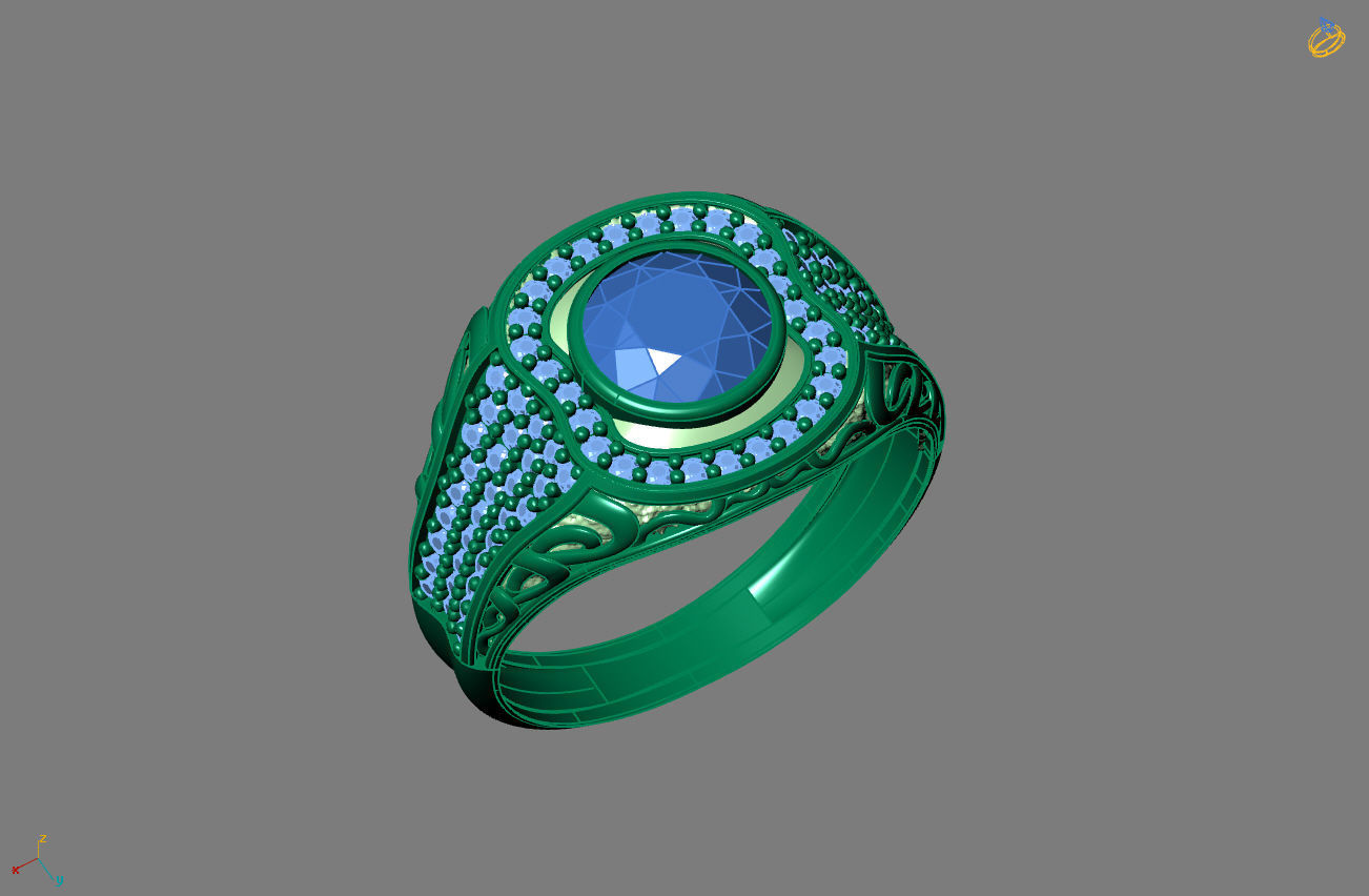 STL 3DM Gents Rings Ready Models Mens Rings 3D print model 3D print model_4