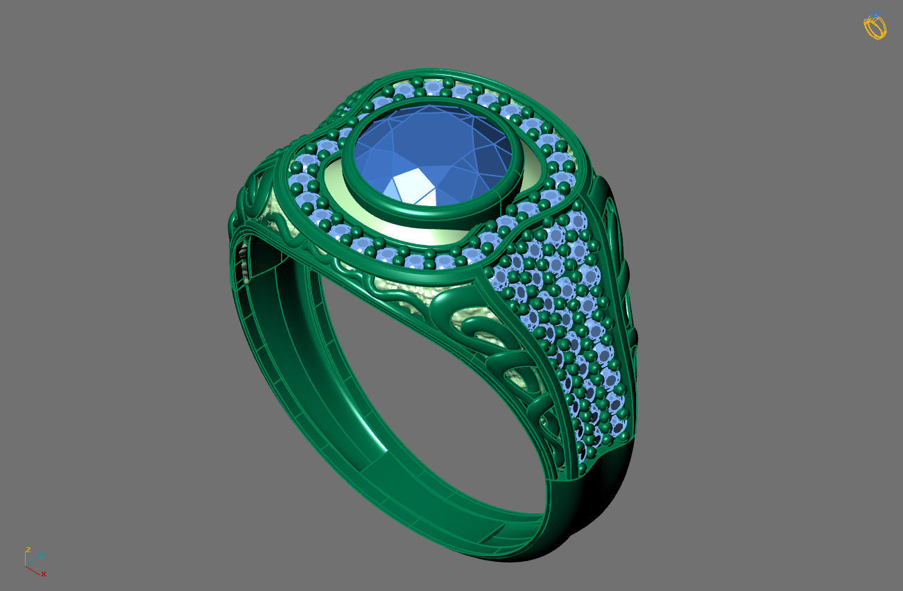 STL 3DM Gents Rings Ready Models Mens Rings 3D print model 3D print model_2