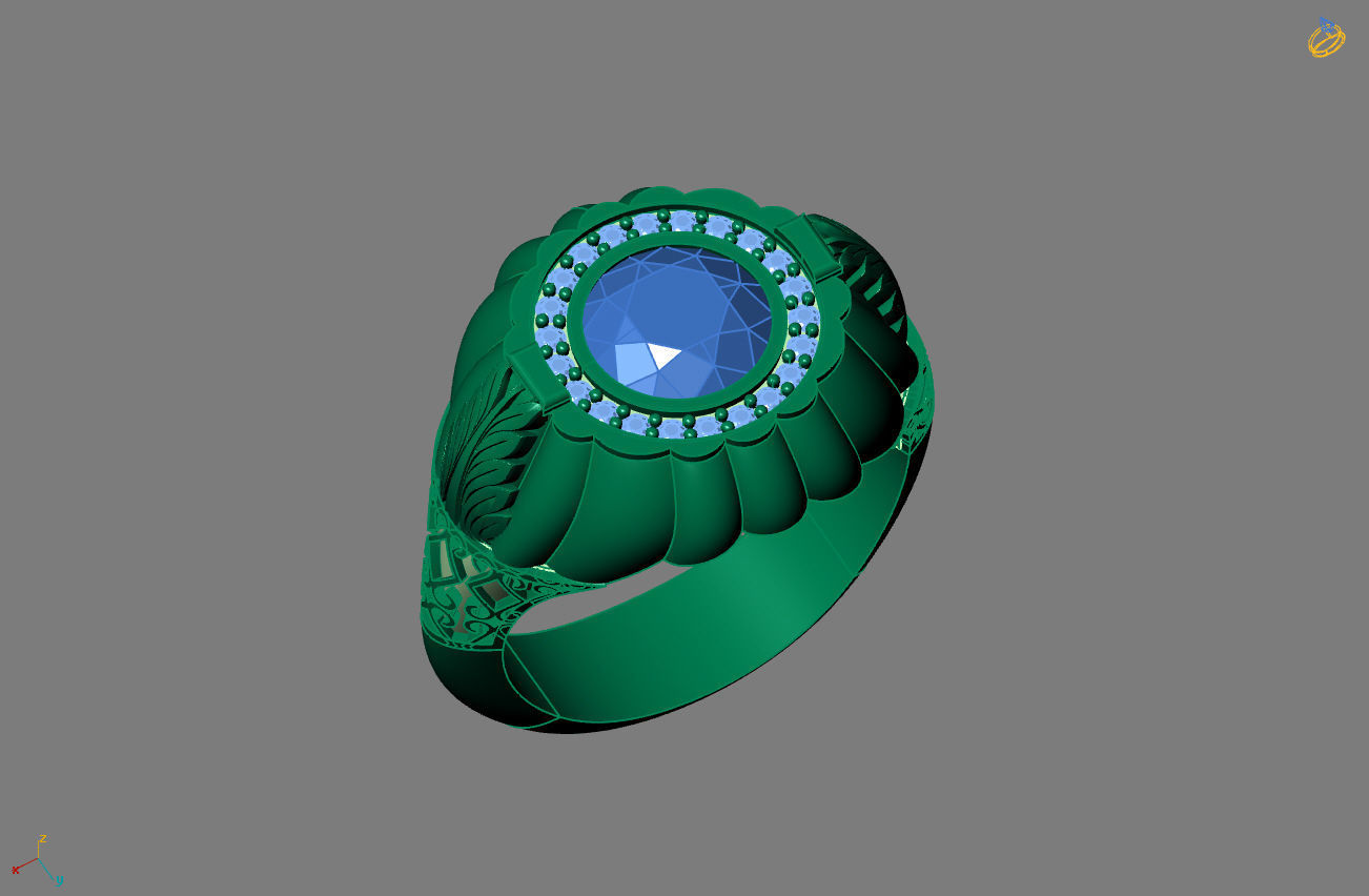 STL 3DM Gents Rings Ready Models Mens Rings 3D print model 3D print model_4