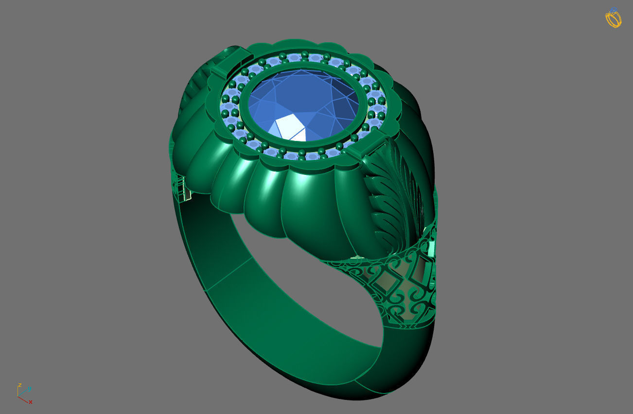STL 3DM Gents Rings Ready Models Mens Rings 3D print model 3D print model_2