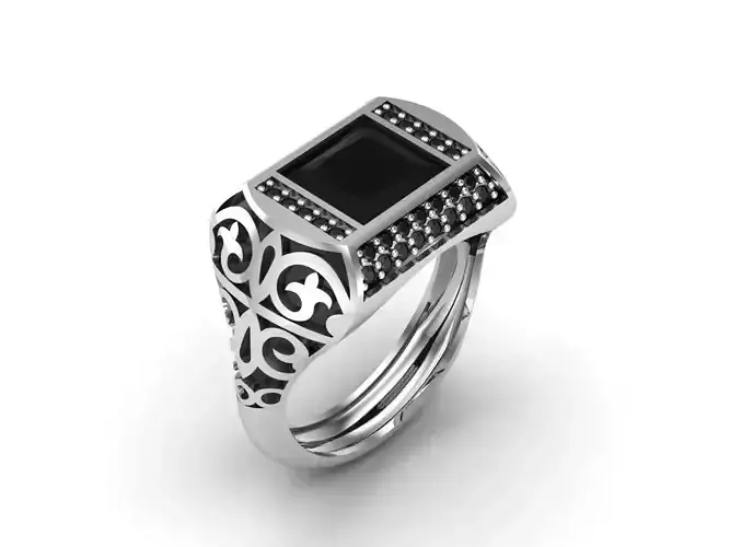 STL 3DM Gents Rings Ready Models Mens Rings 3D print model