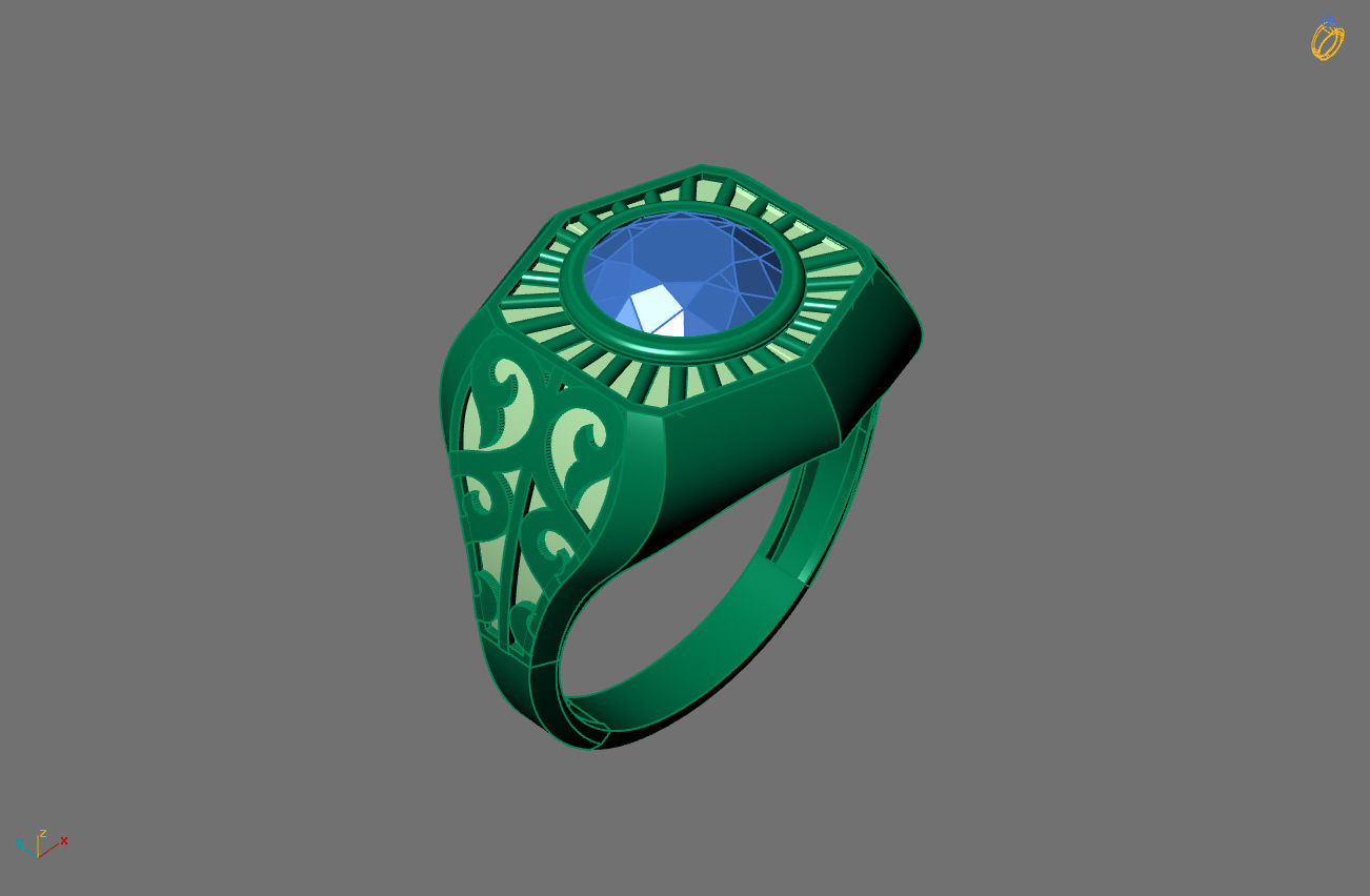 STL 3DM Gents Rings Ready Models Mens Rings 3D print model 3D print model_1