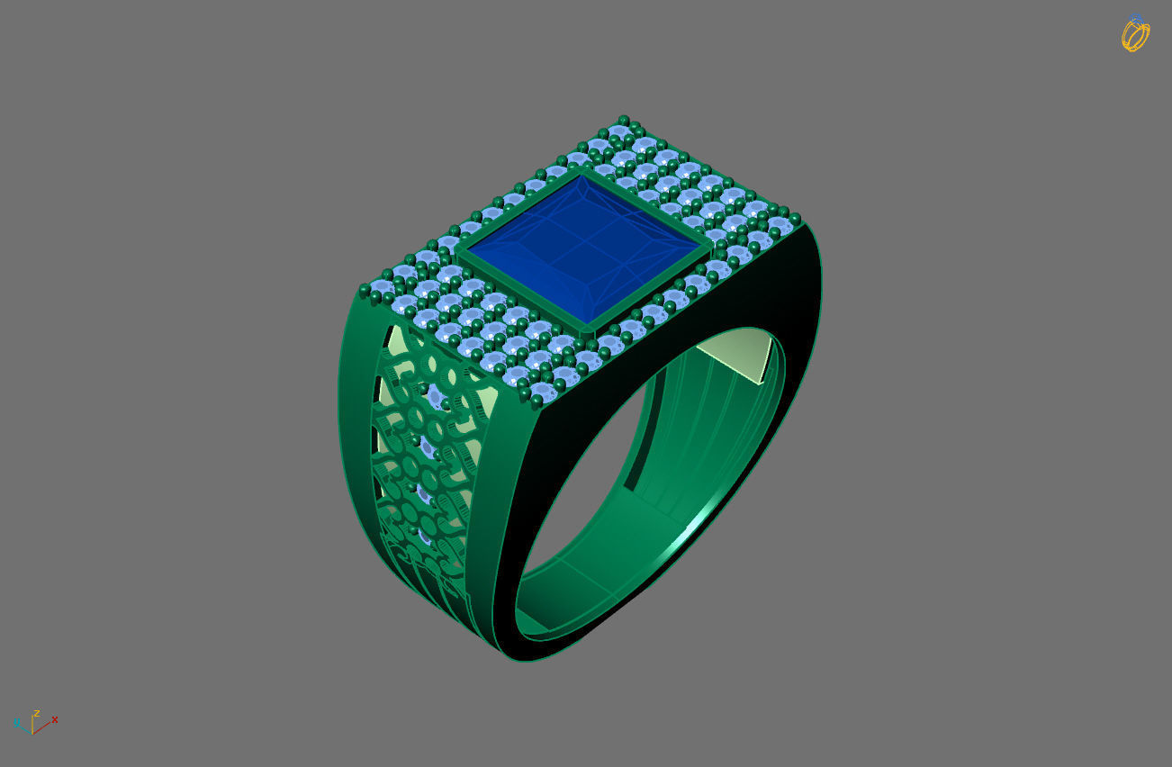 STL 3DM Gents Rings Ready Models Mens Rings 3D print model 3D print model_1