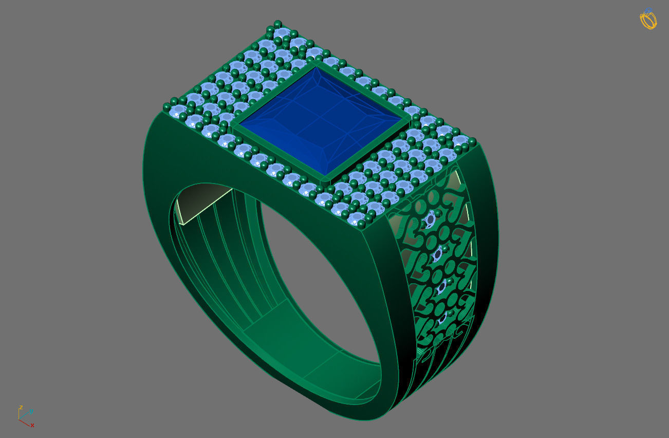 STL 3DM Gents Rings Ready Models Mens Rings 3D print model 3D print model_2