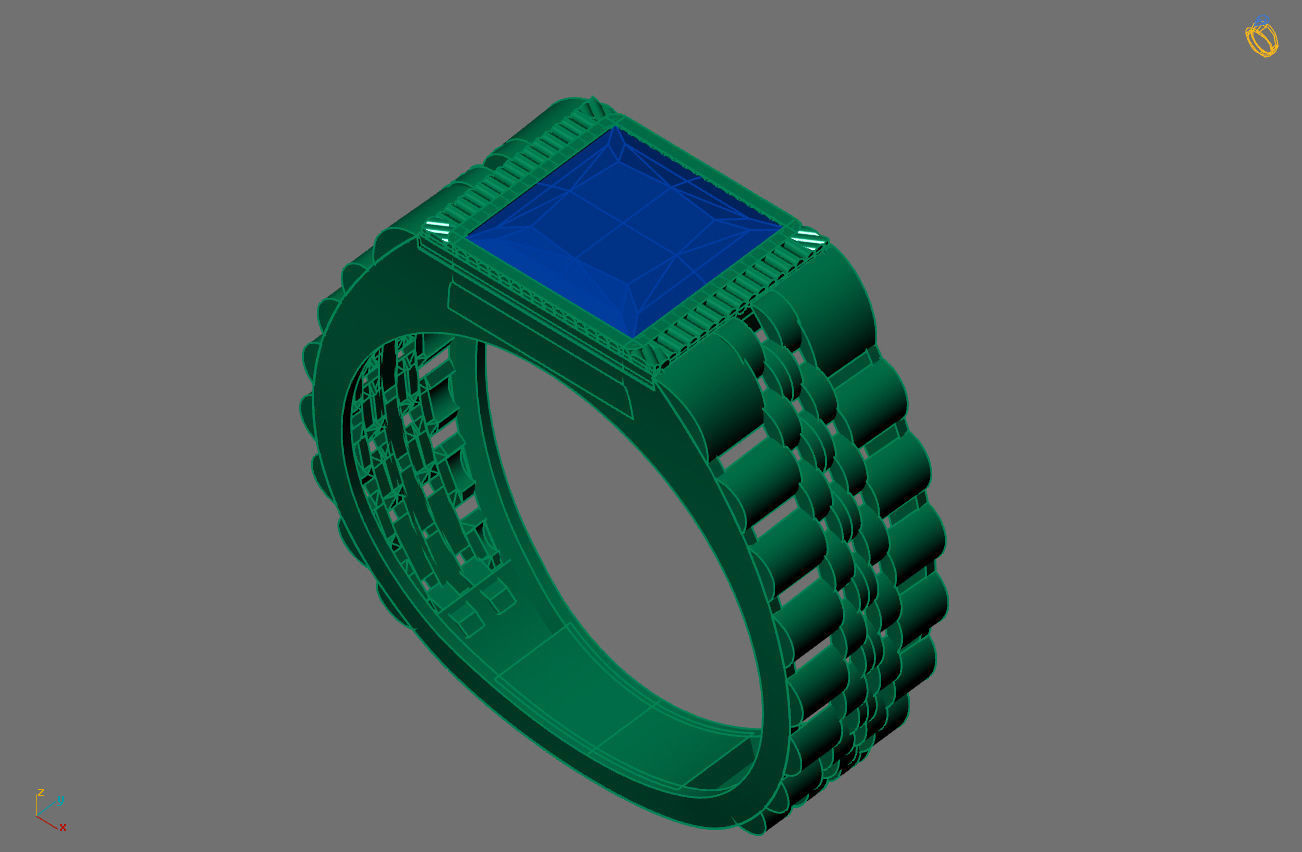 STL 3DM Gents Rings Ready Models Mens Rings 3D print model 3D print model_2