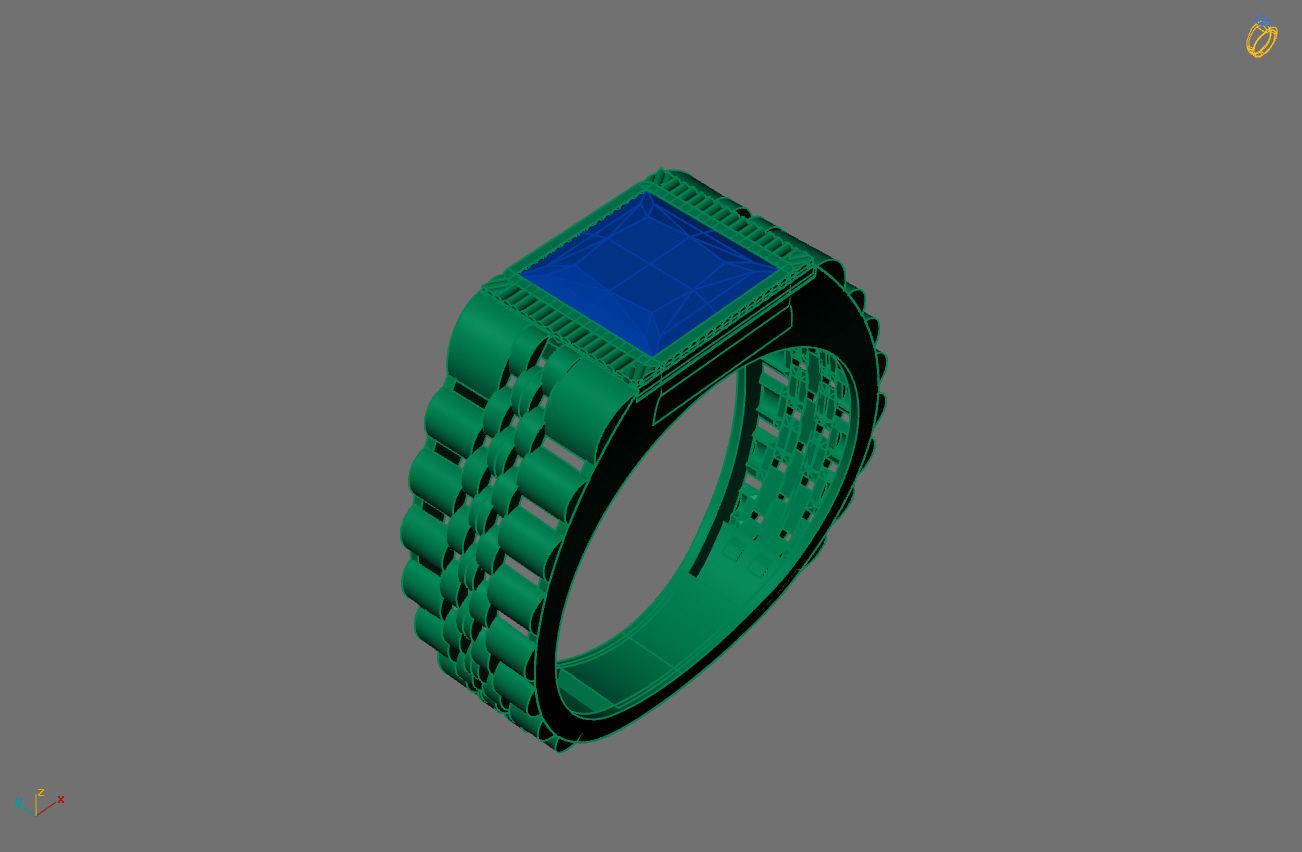 STL 3DM Gents Rings Ready Models Mens Rings 3D print model 3D print model_1