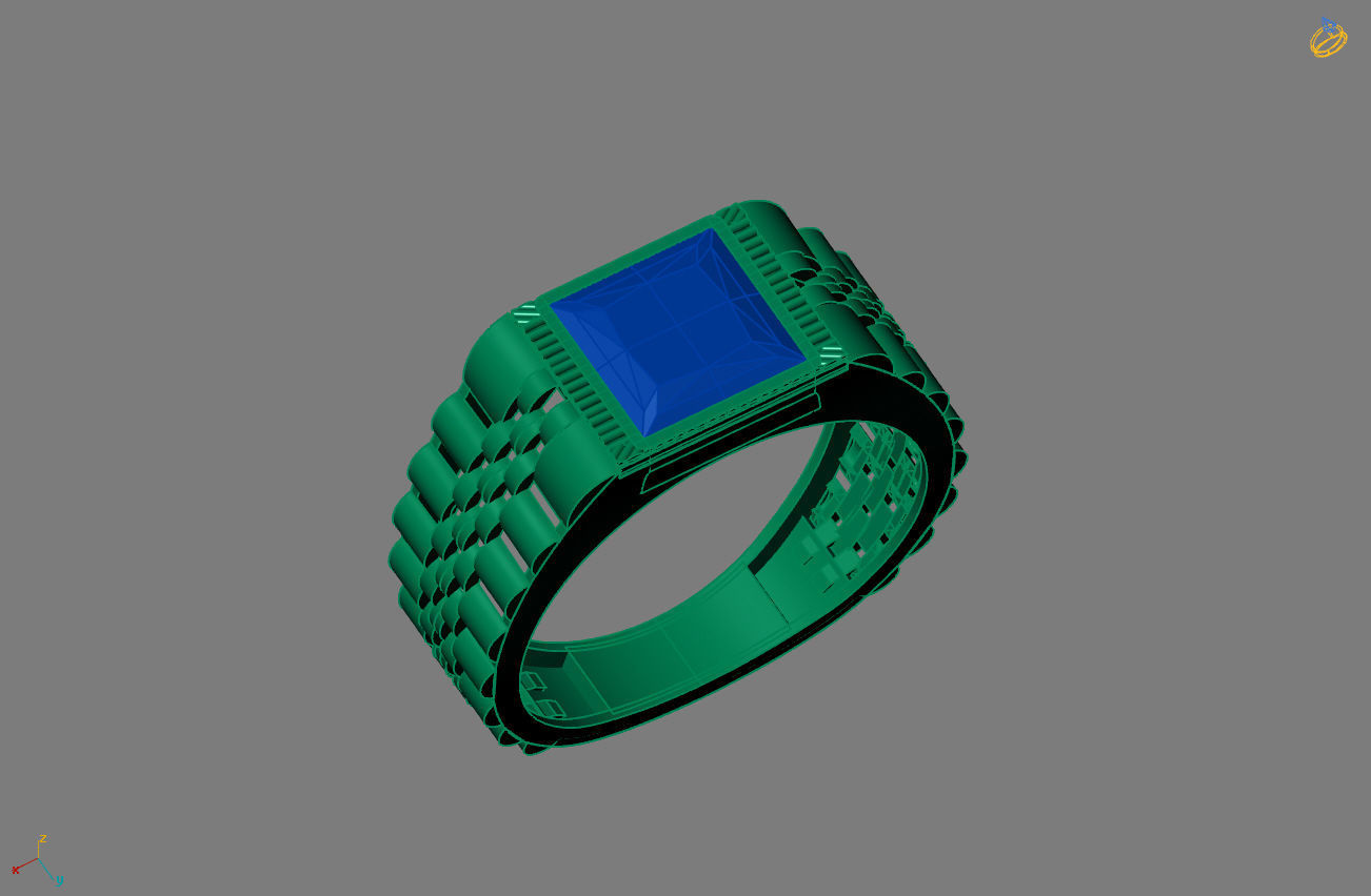 STL 3DM Gents Rings Ready Models Mens Rings 3D print model 3D print model_4
