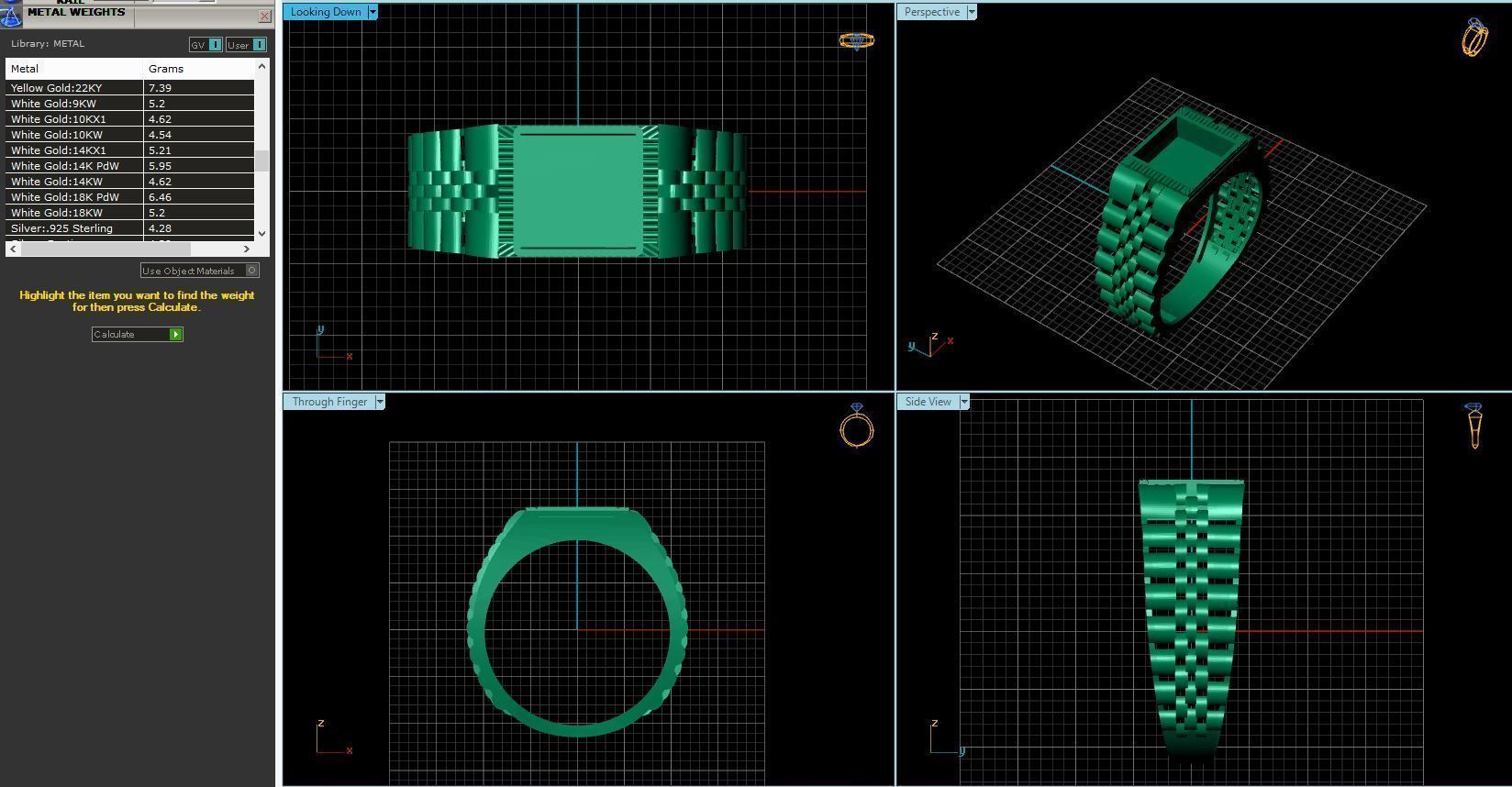 STL 3DM Gents Rings Ready Models Mens Rings 3D print model 3D print model_5
