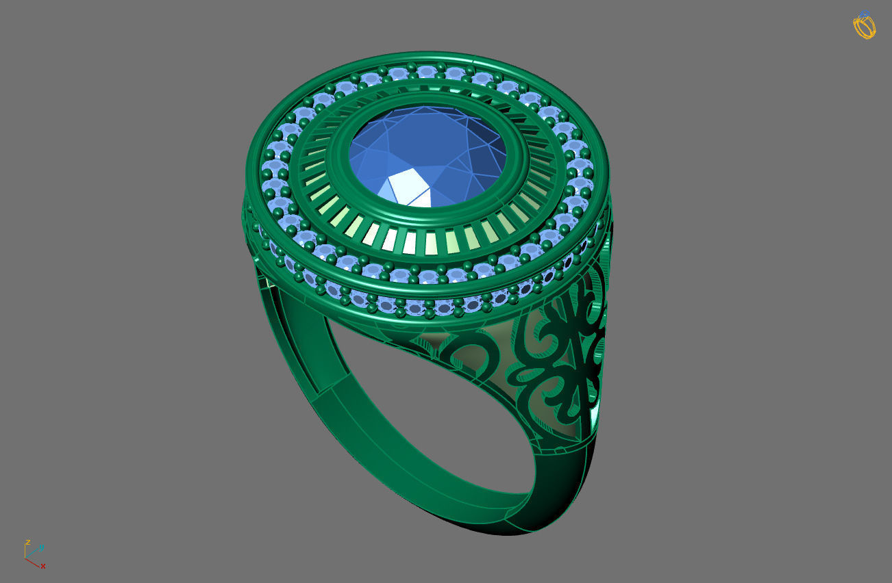 STL 3DM Gents Rings Ready Models Mens Rings 3D print model 3D print model_2