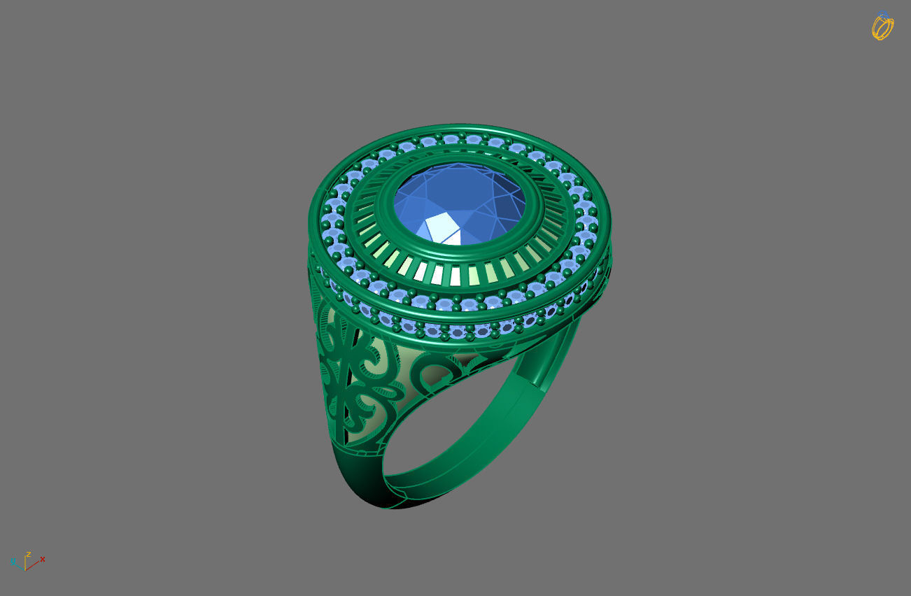 STL 3DM Gents Rings Ready Models Mens Rings 3D print model 3D print model_1