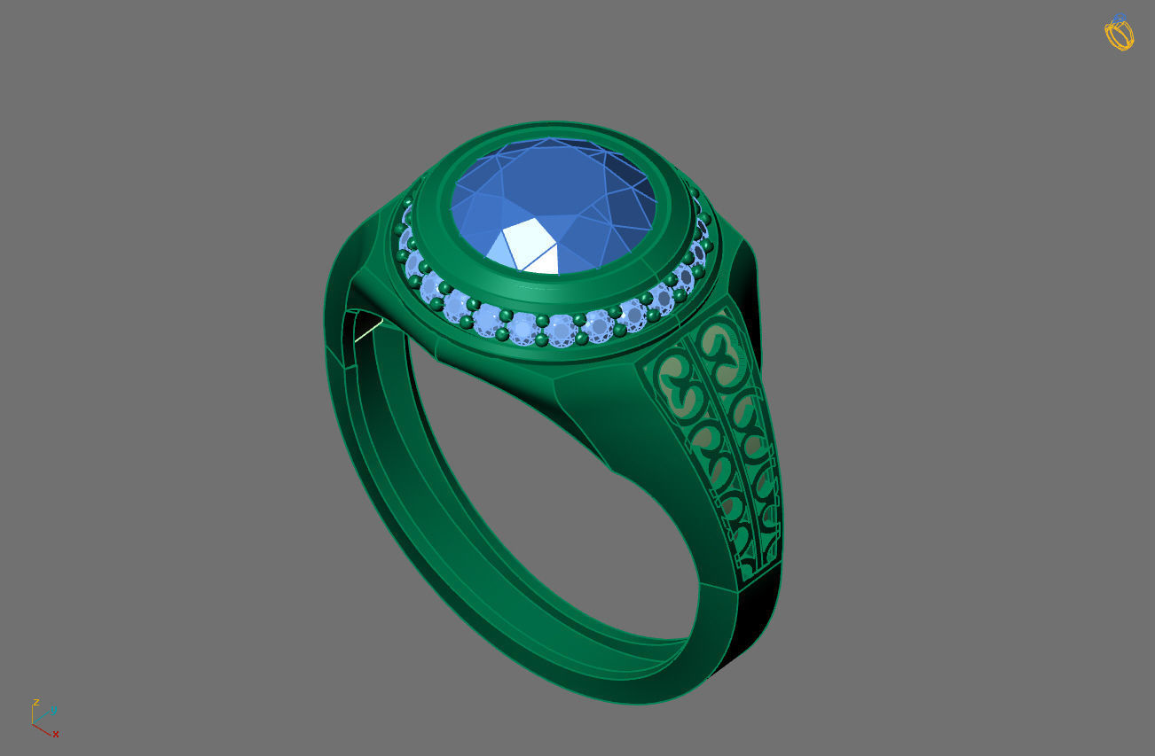 STL 3DM Gents Rings Ready Models Mens Rings 3D print model 3D print model_2