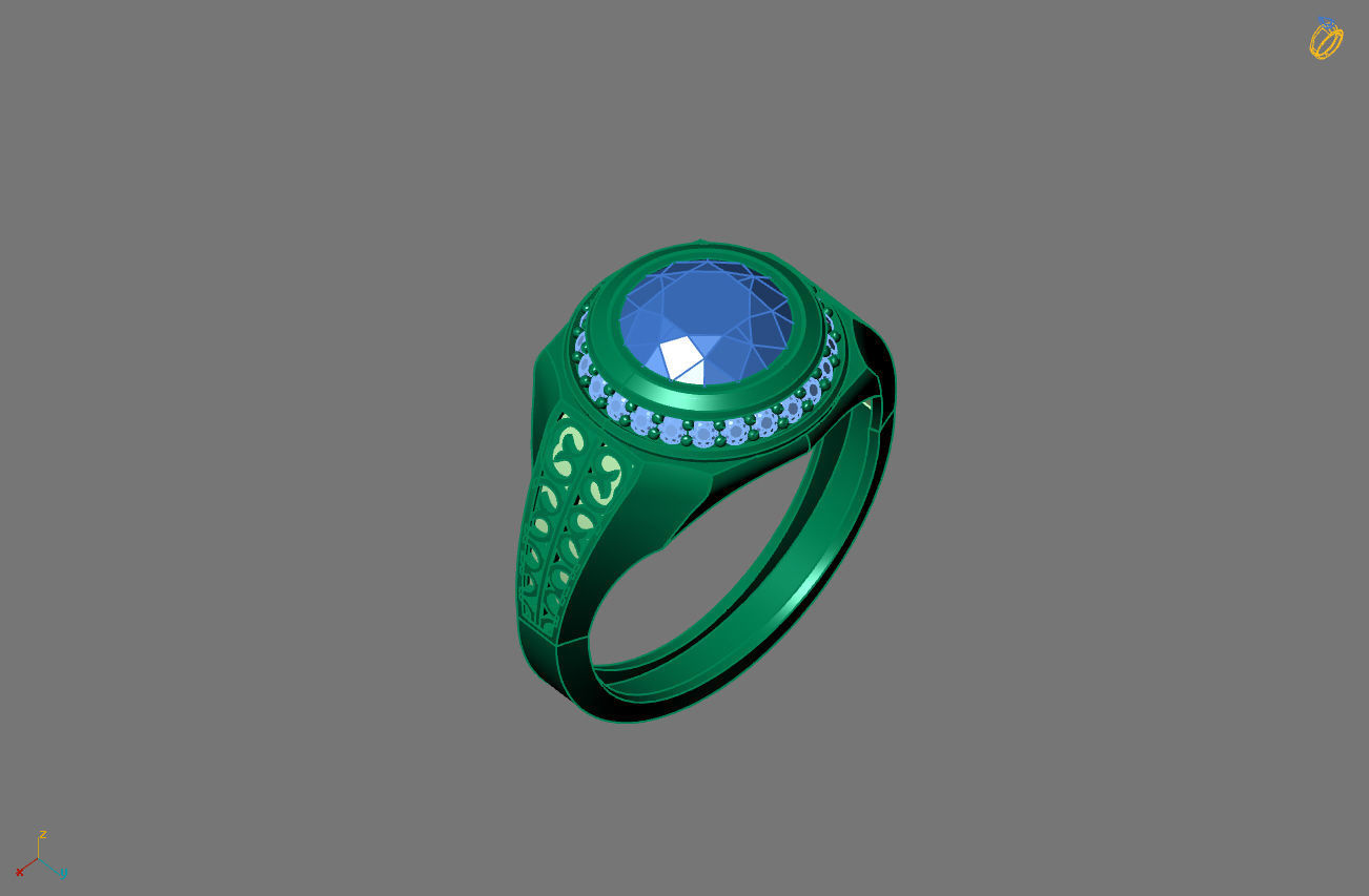 STL 3DM Gents Rings Ready Models Mens Rings 3D print model 3D print model_4