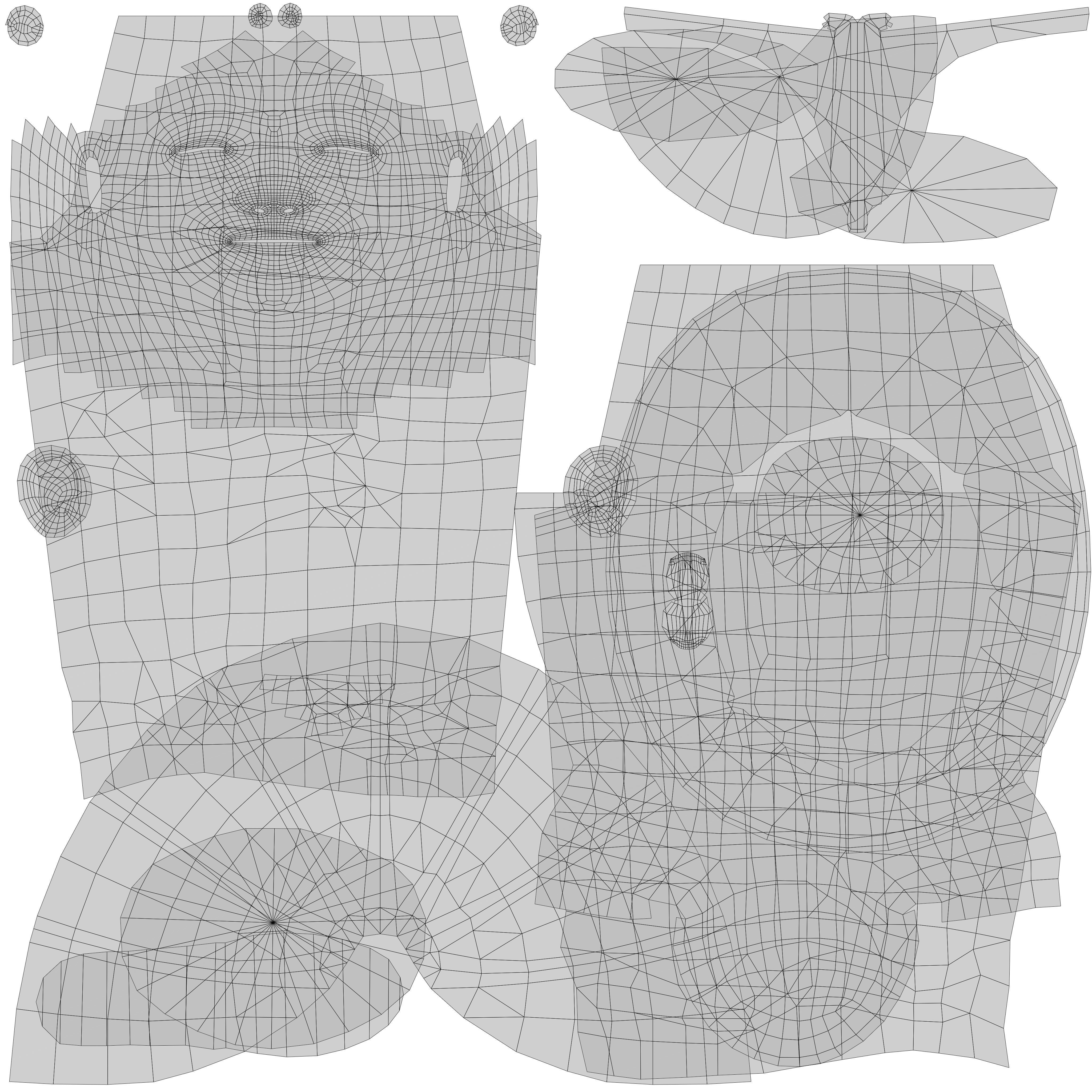 Brave Protector High Quality 3D Model Firefighter Low-poly 3D model_8