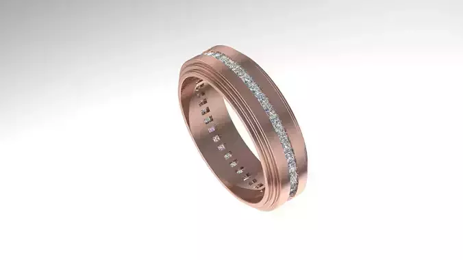 Diamond band ring