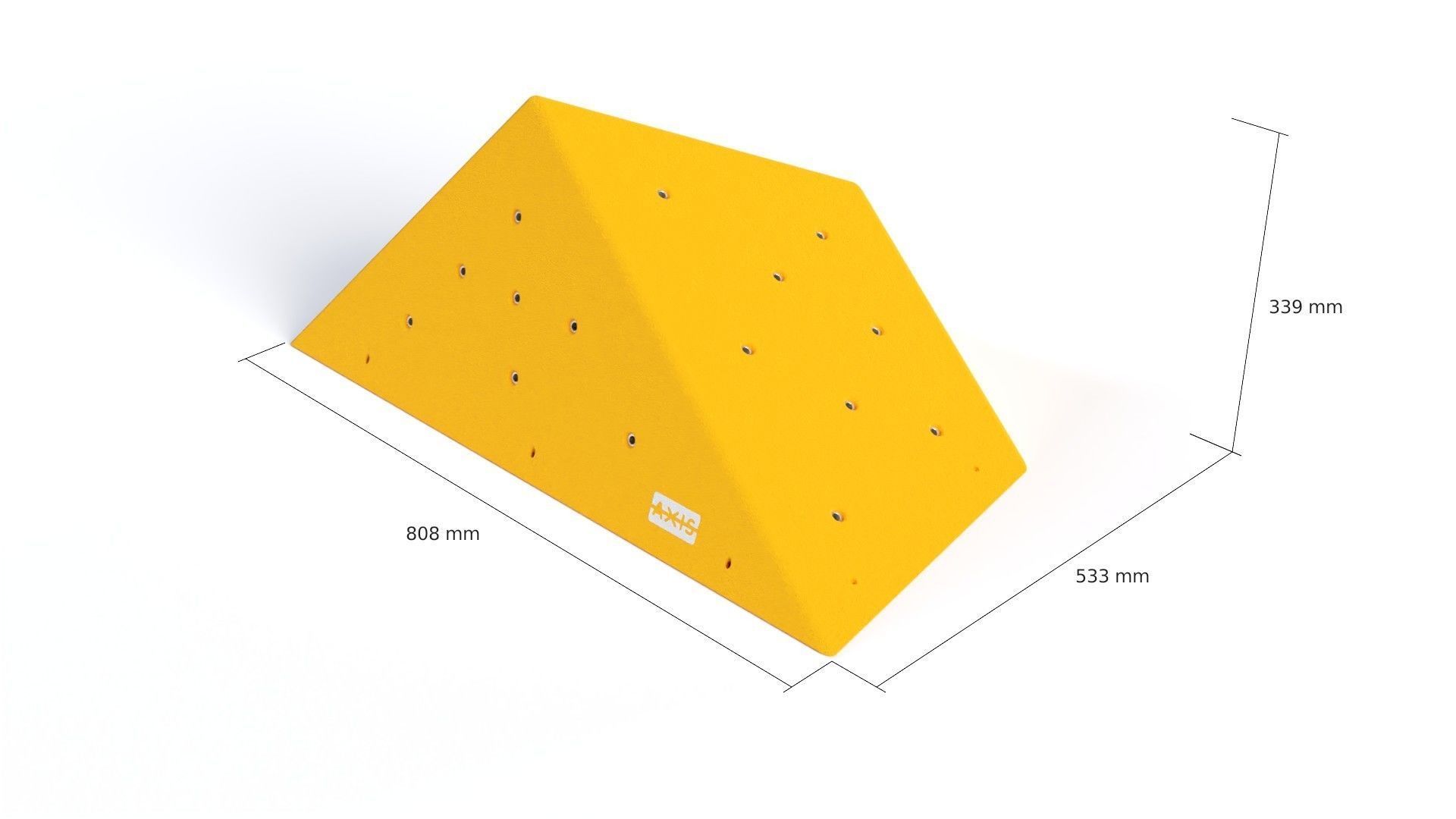 Rock Climbing Boulders - Axis 4 faces 3D model_1