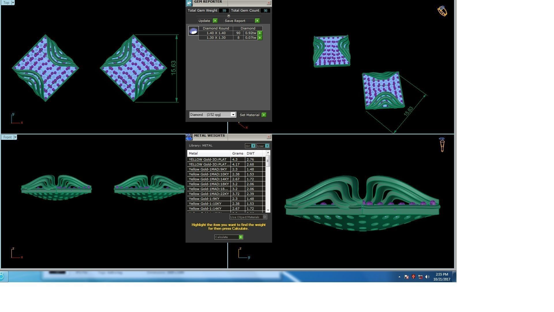 120 Drop Earrings stl details pack 3D print model_79