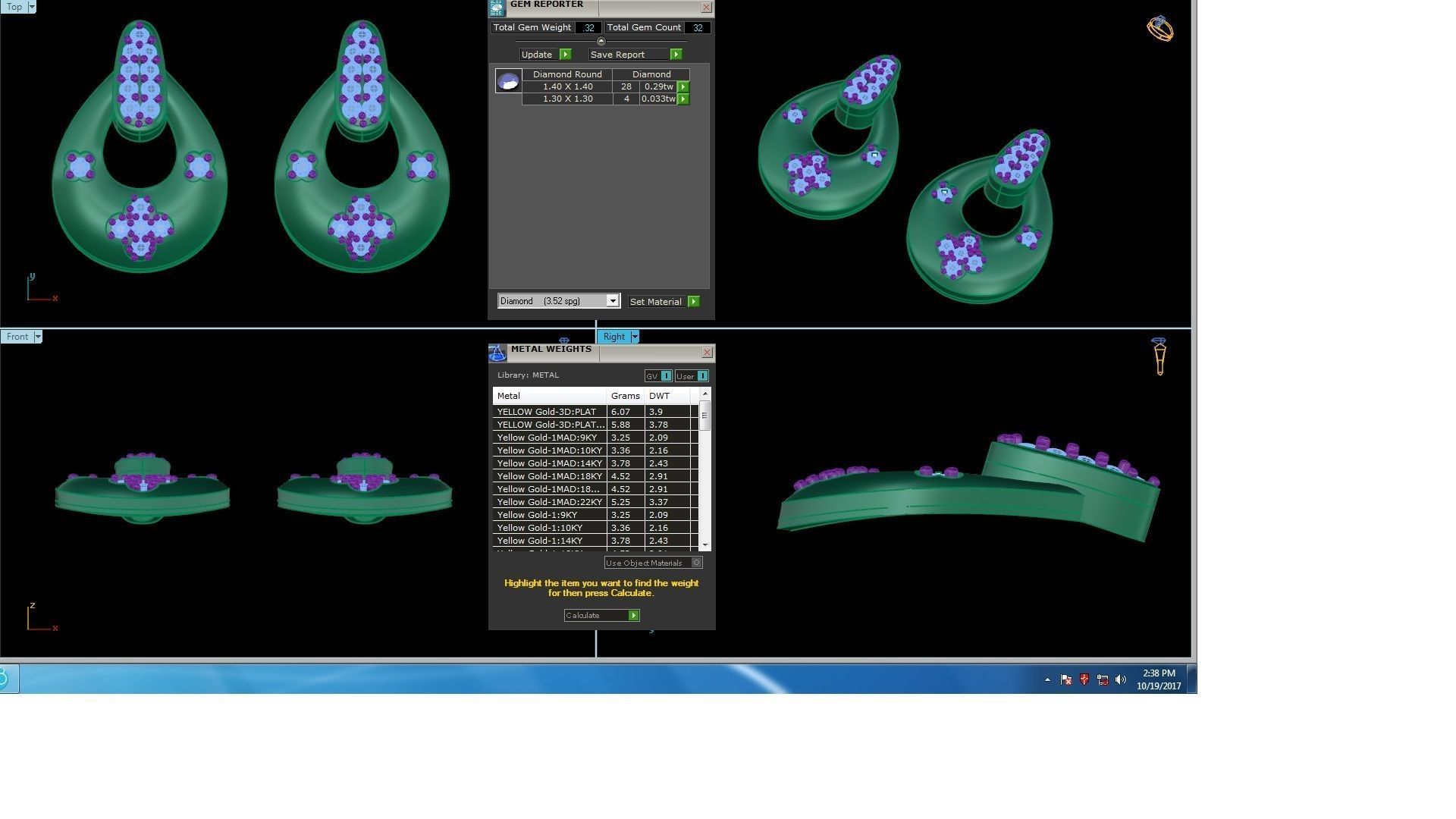 120 Drop Earrings stl details pack 3D print model_42