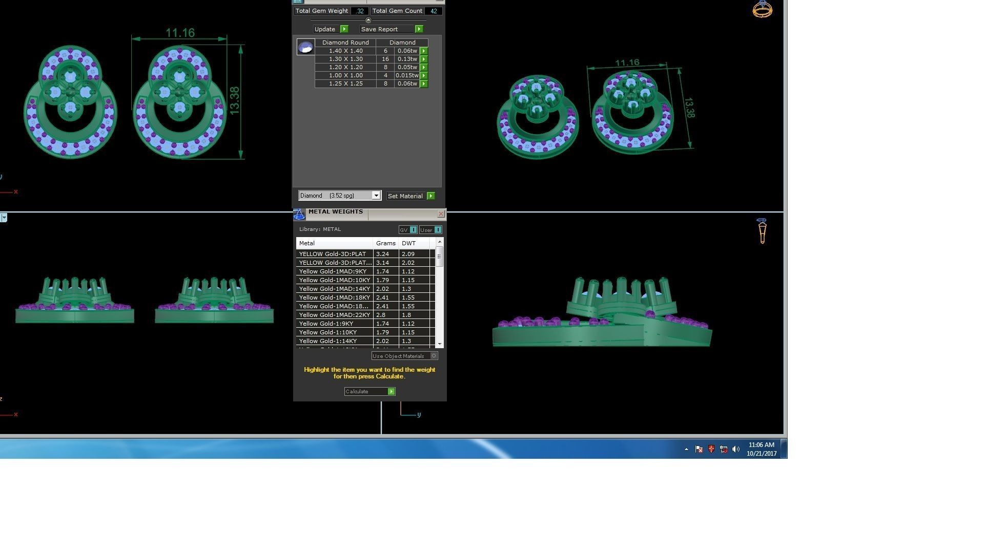 120 Drop Earrings stl details pack 3D print model_62