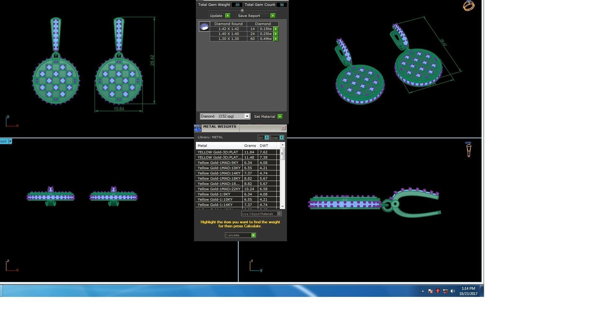 120 Drop Earrings stl details pack 3D print model_58