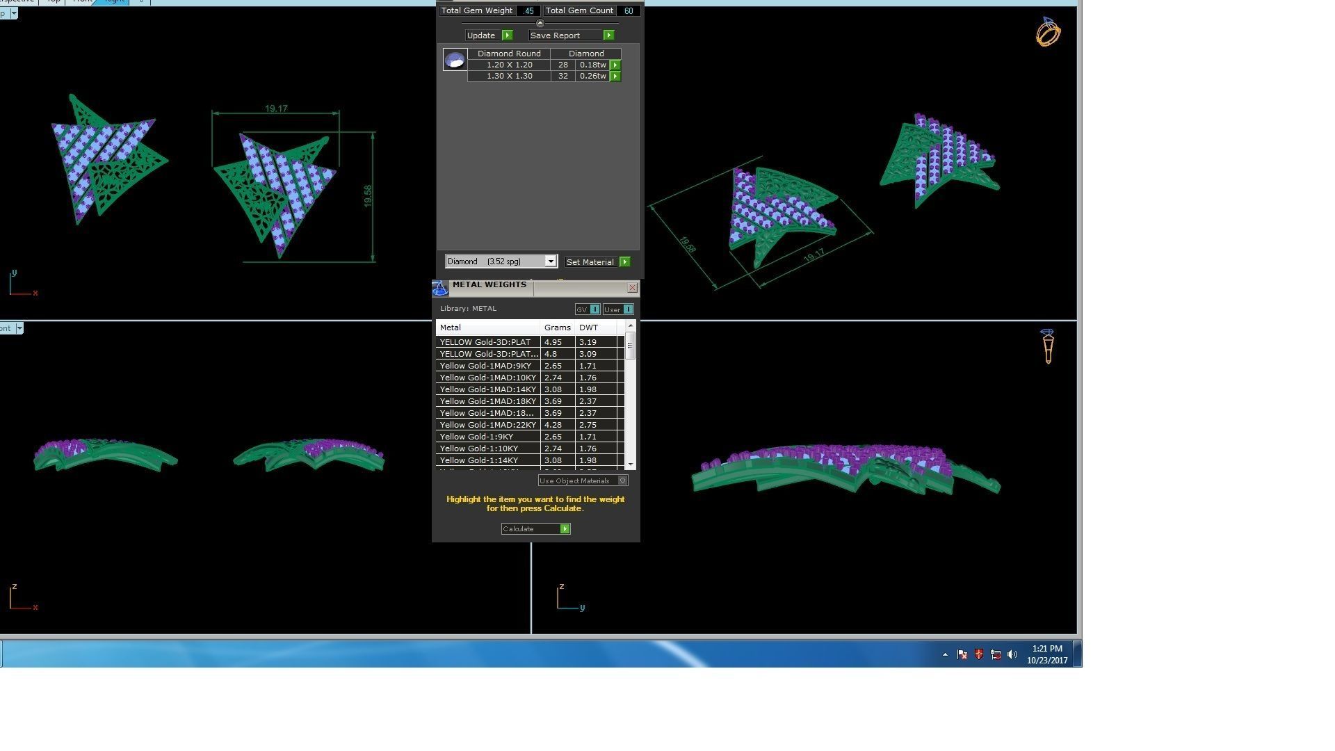 120 Drop Earrings stl details pack 3D print model_37