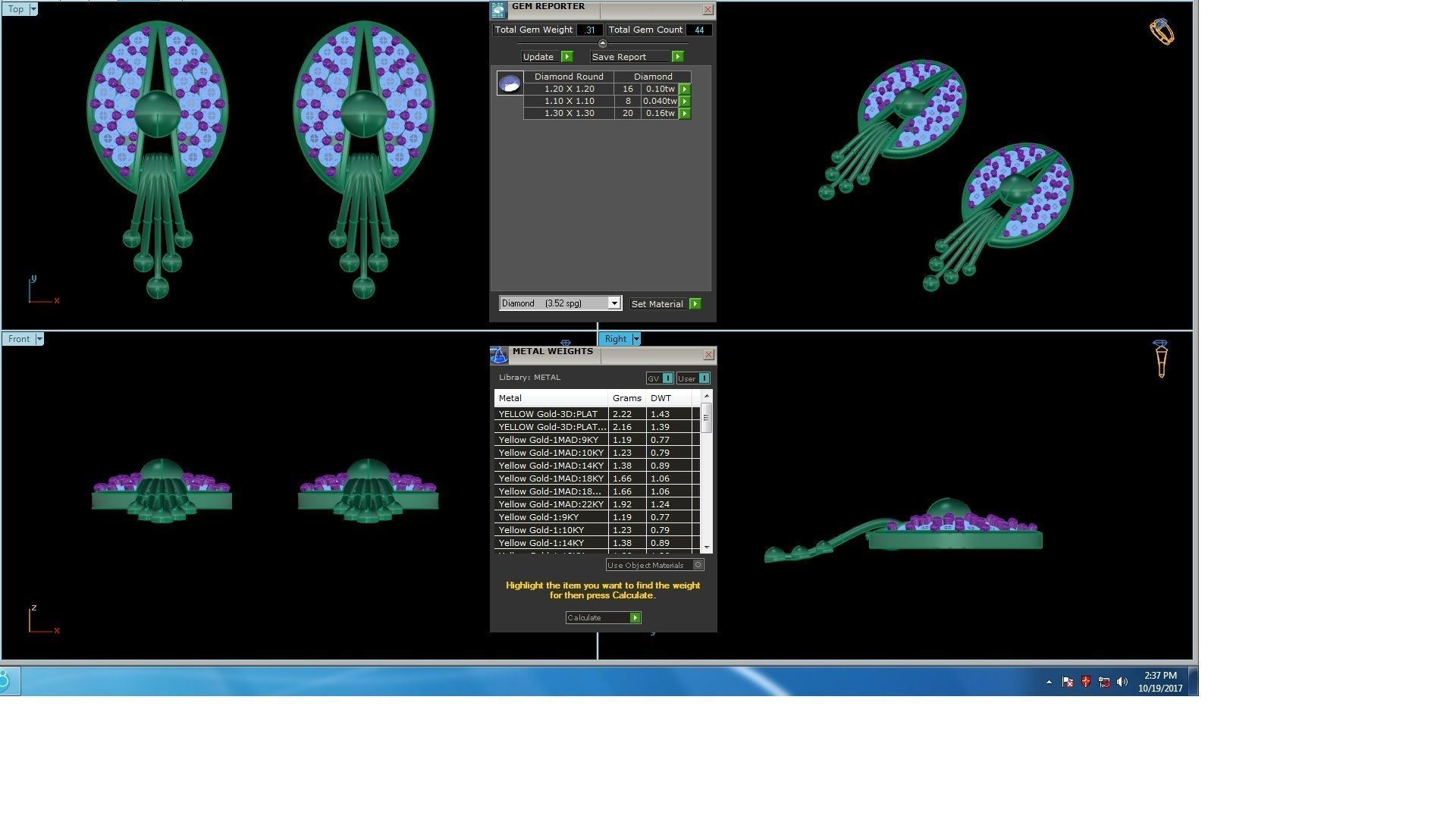 120 Drop Earrings stl details pack 3D print model_41