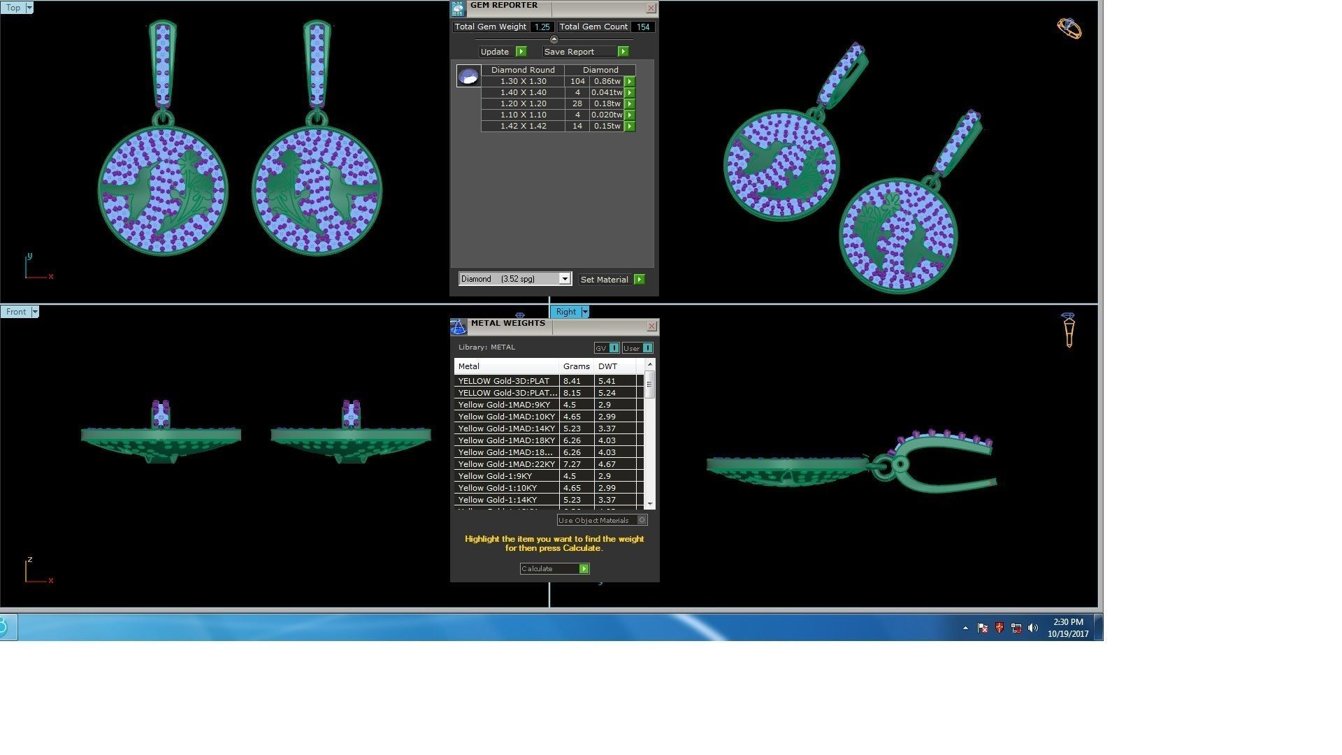 120 Drop Earrings stl details pack 3D print model_35