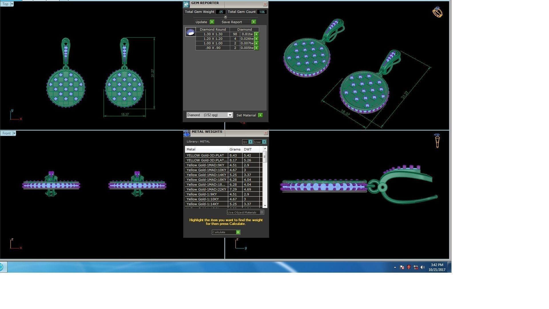 120 Drop Earrings stl details pack 3D print model_94