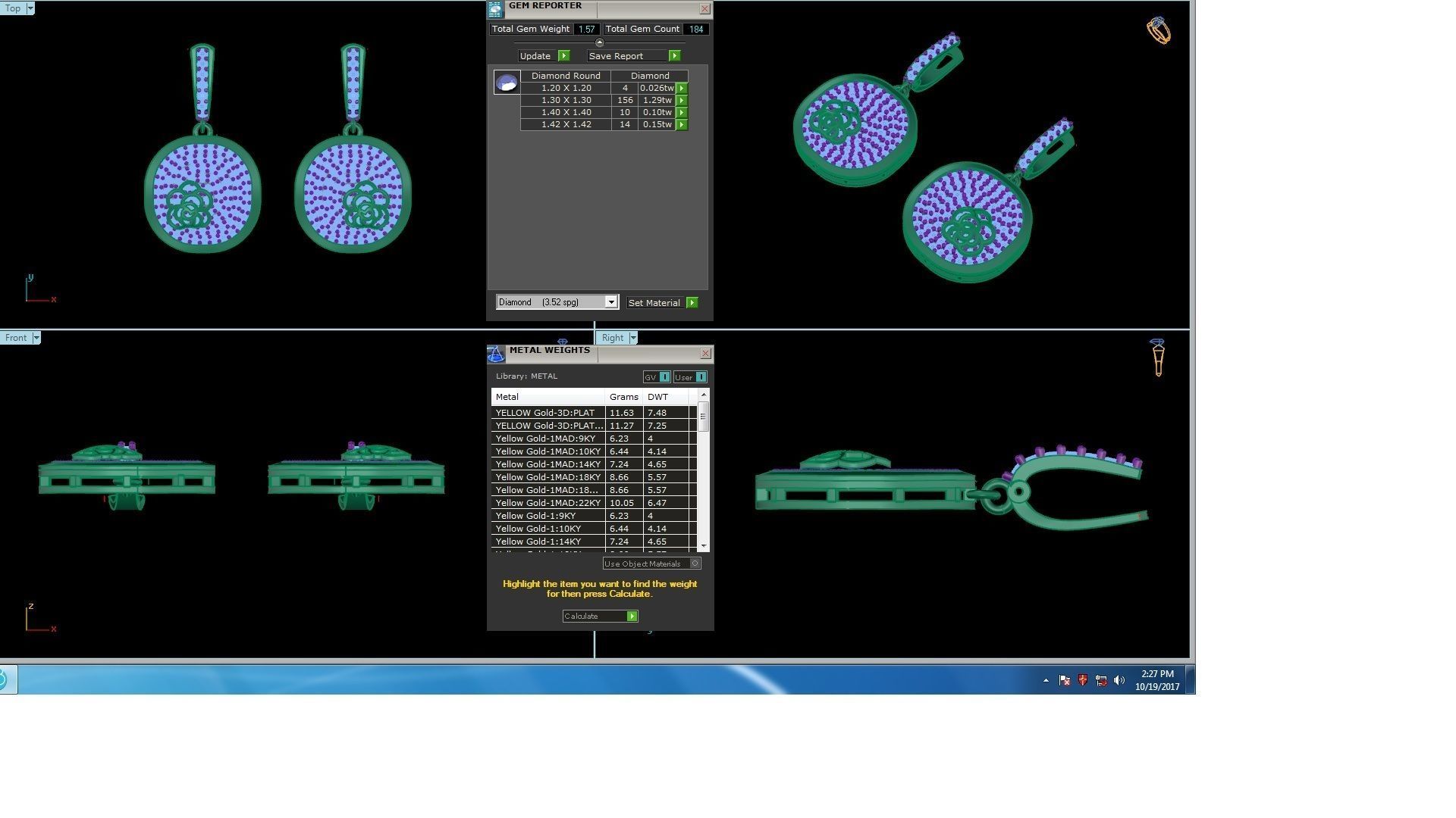 120 Drop Earrings stl details pack 3D print model_8