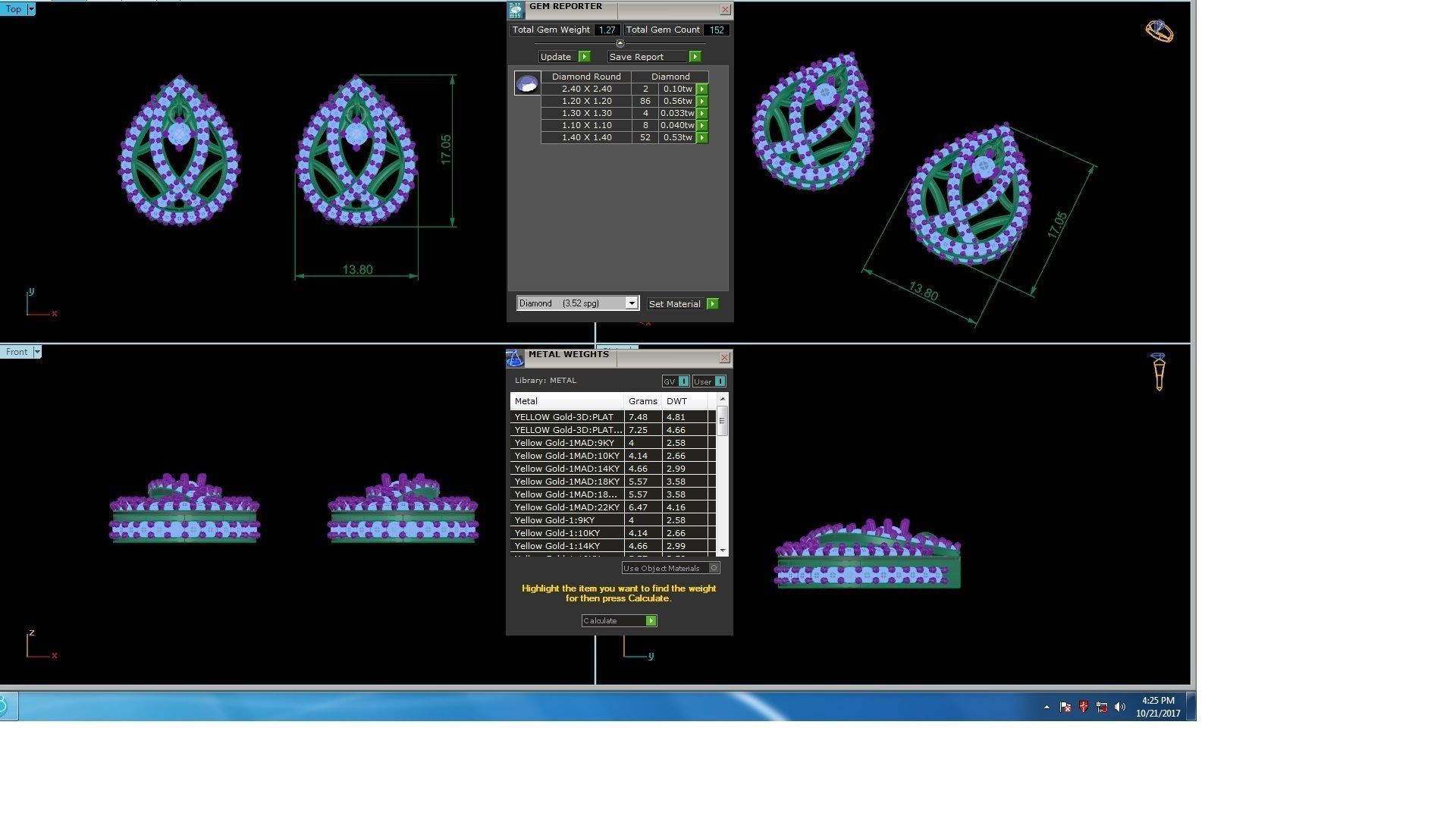 120 Drop Earrings stl details pack 3D print model_2