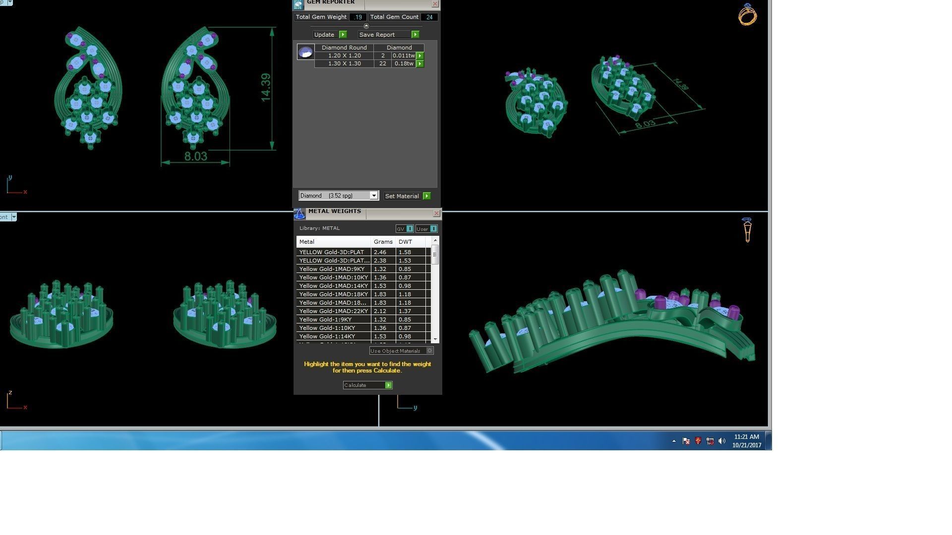 120 Drop Earrings stl details pack 3D print model_73