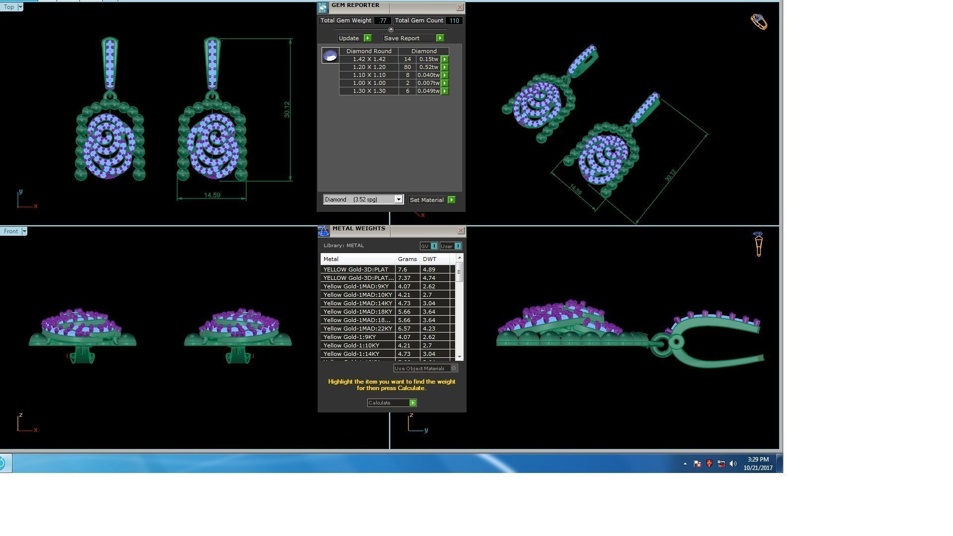 120 Drop Earrings stl details pack 3D print model_90