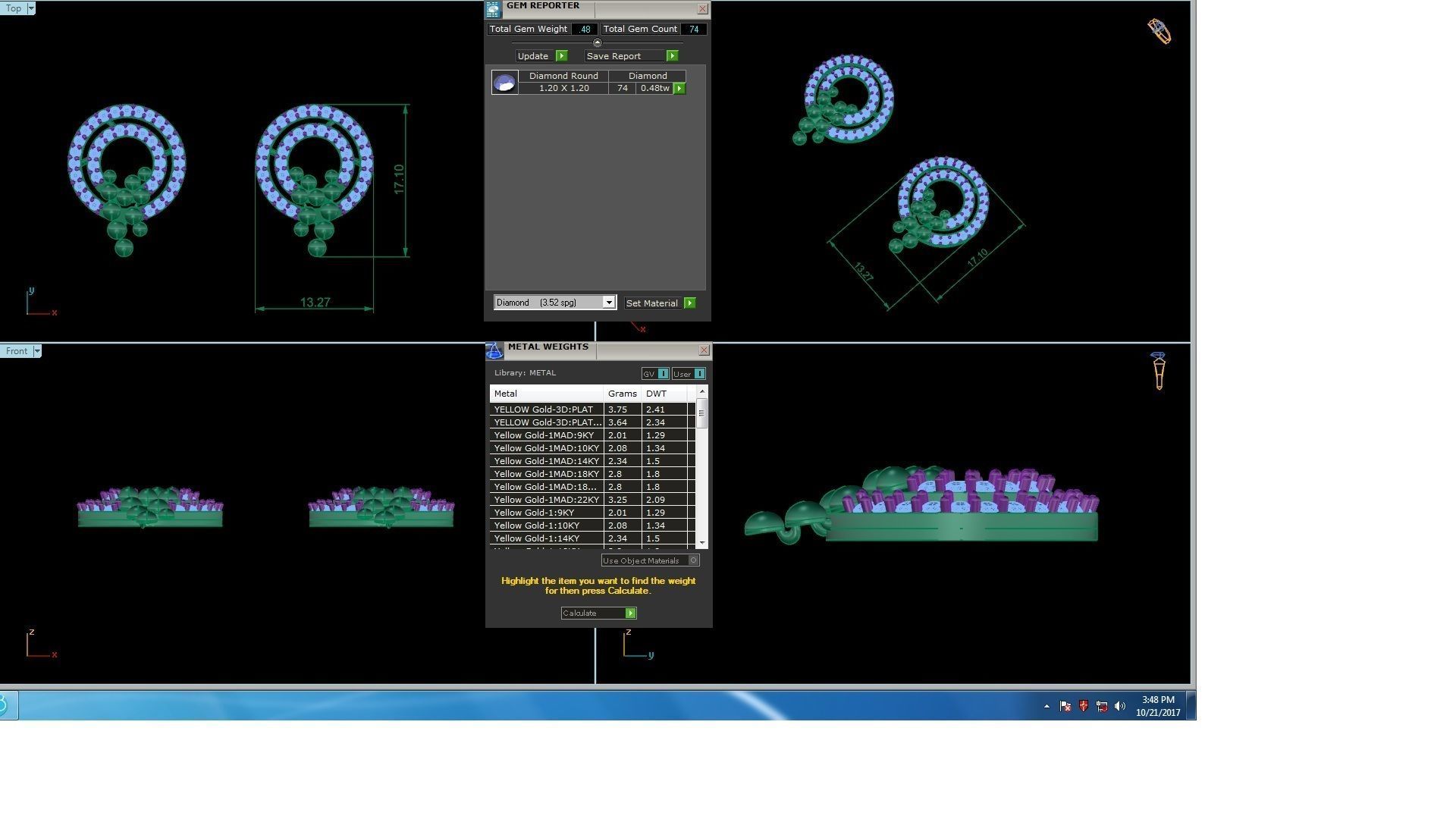 120 Drop Earrings stl details pack 3D print model_98