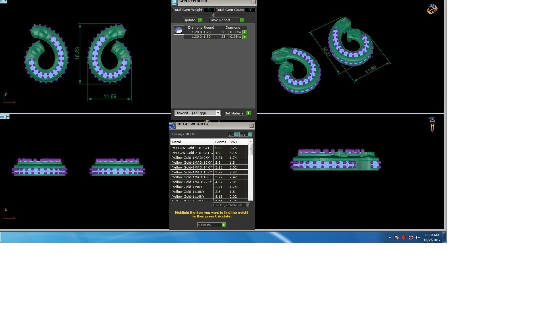 120 Drop Earrings stl details pack 3D print model_27