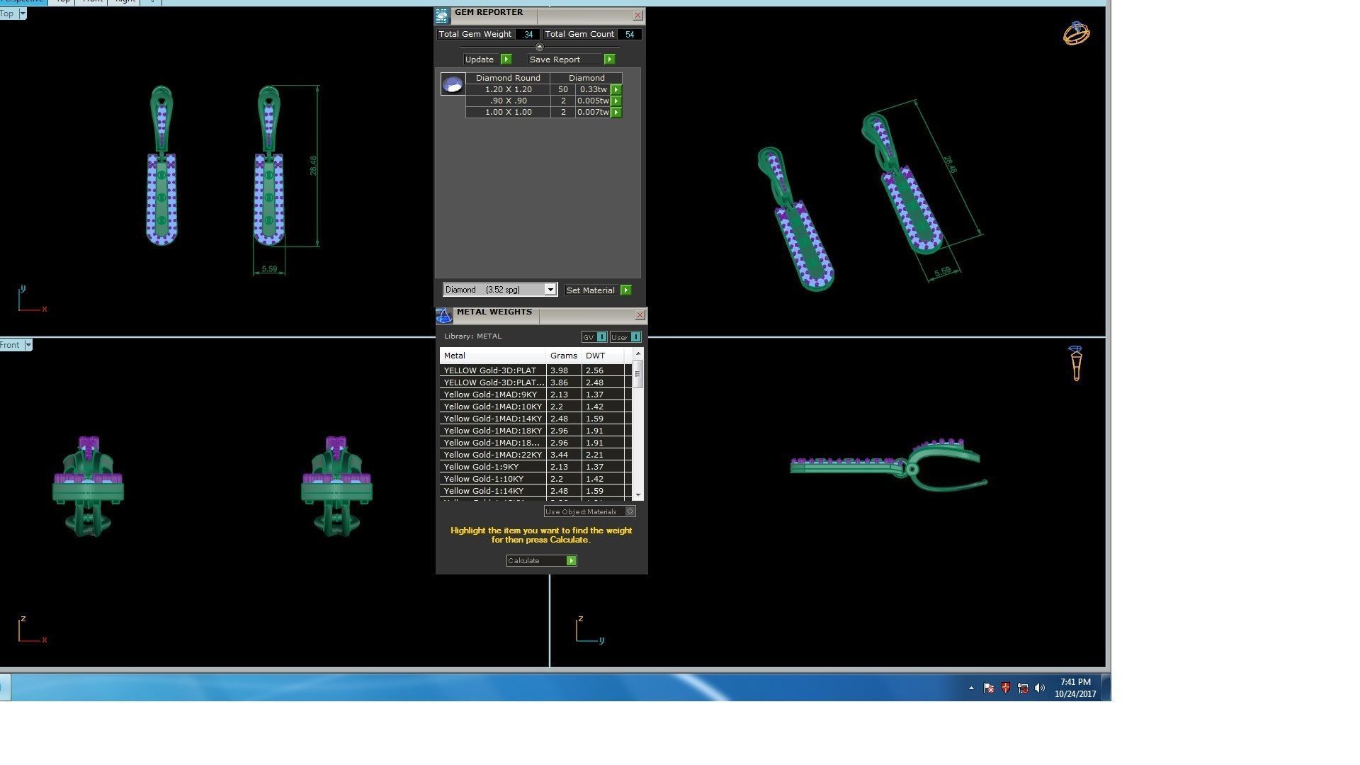 120 Drop Earrings stl details pack 3D print model_109