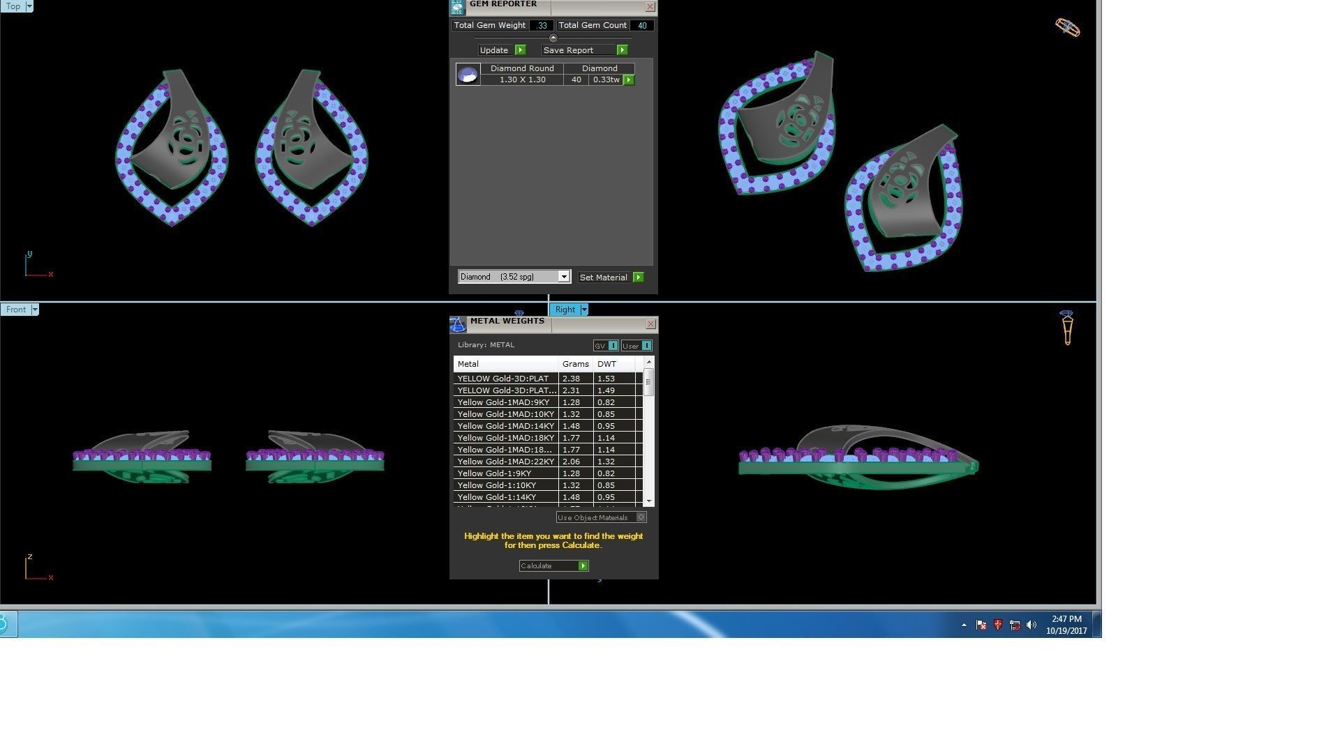 120 Drop Earrings stl details pack 3D print model_51