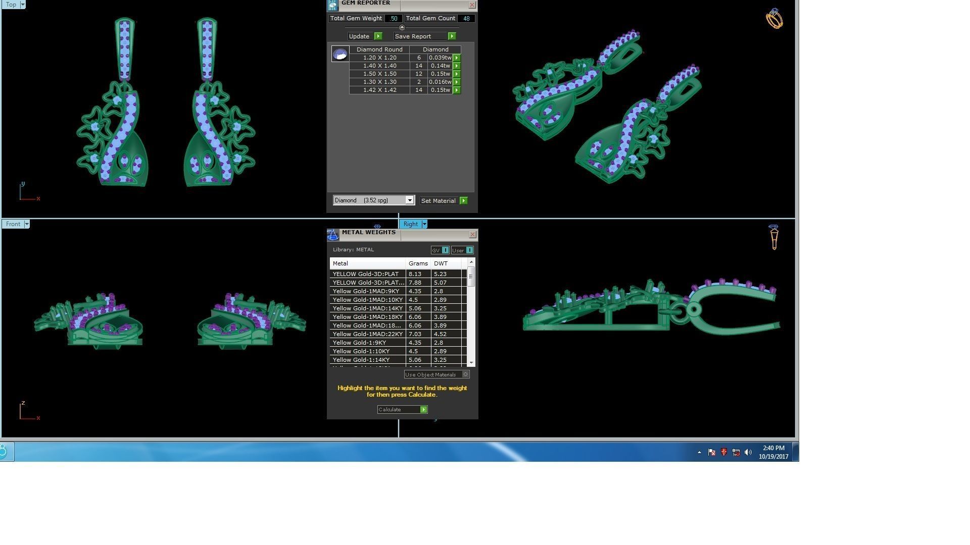 120 Drop Earrings stl details pack 3D print model_44