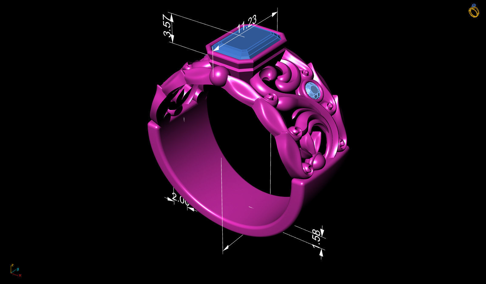 Touch of Celeste 3D print model_11