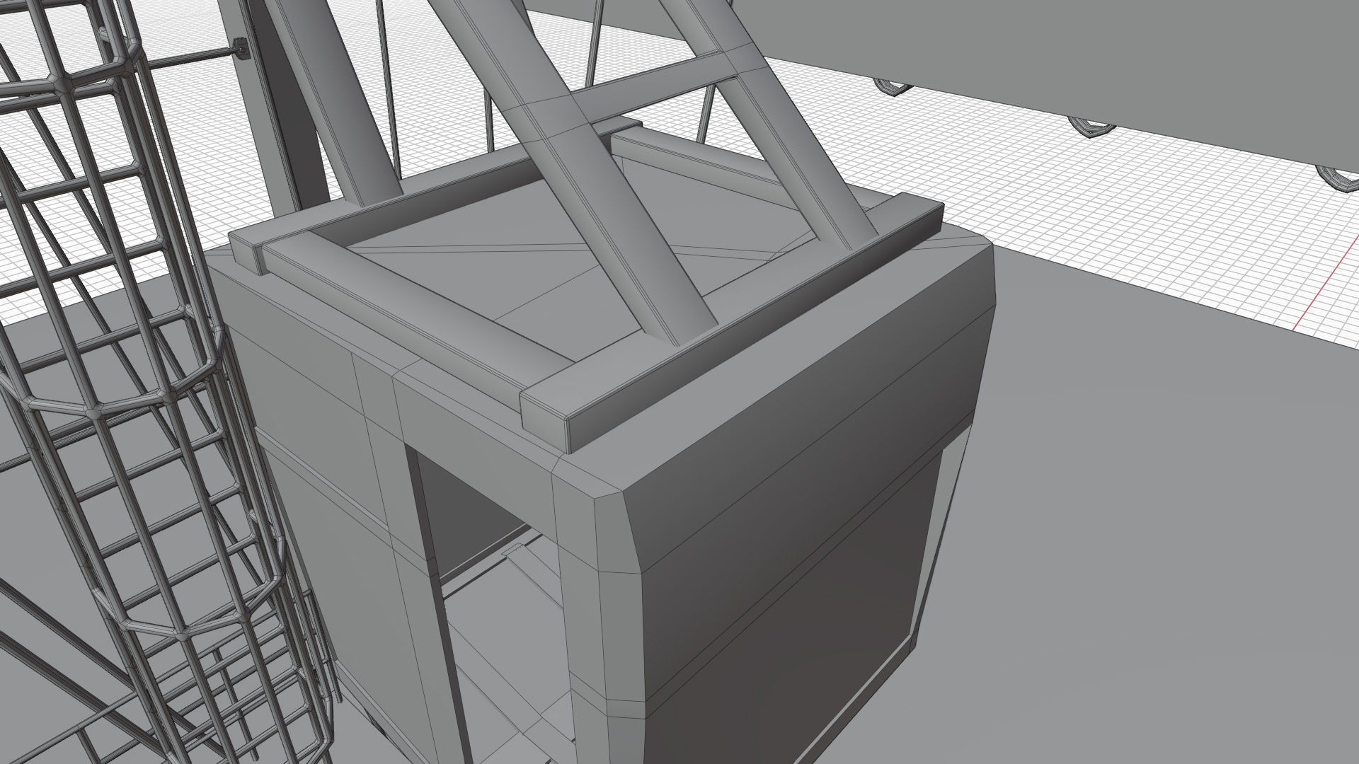 Port Crane 3D model_23