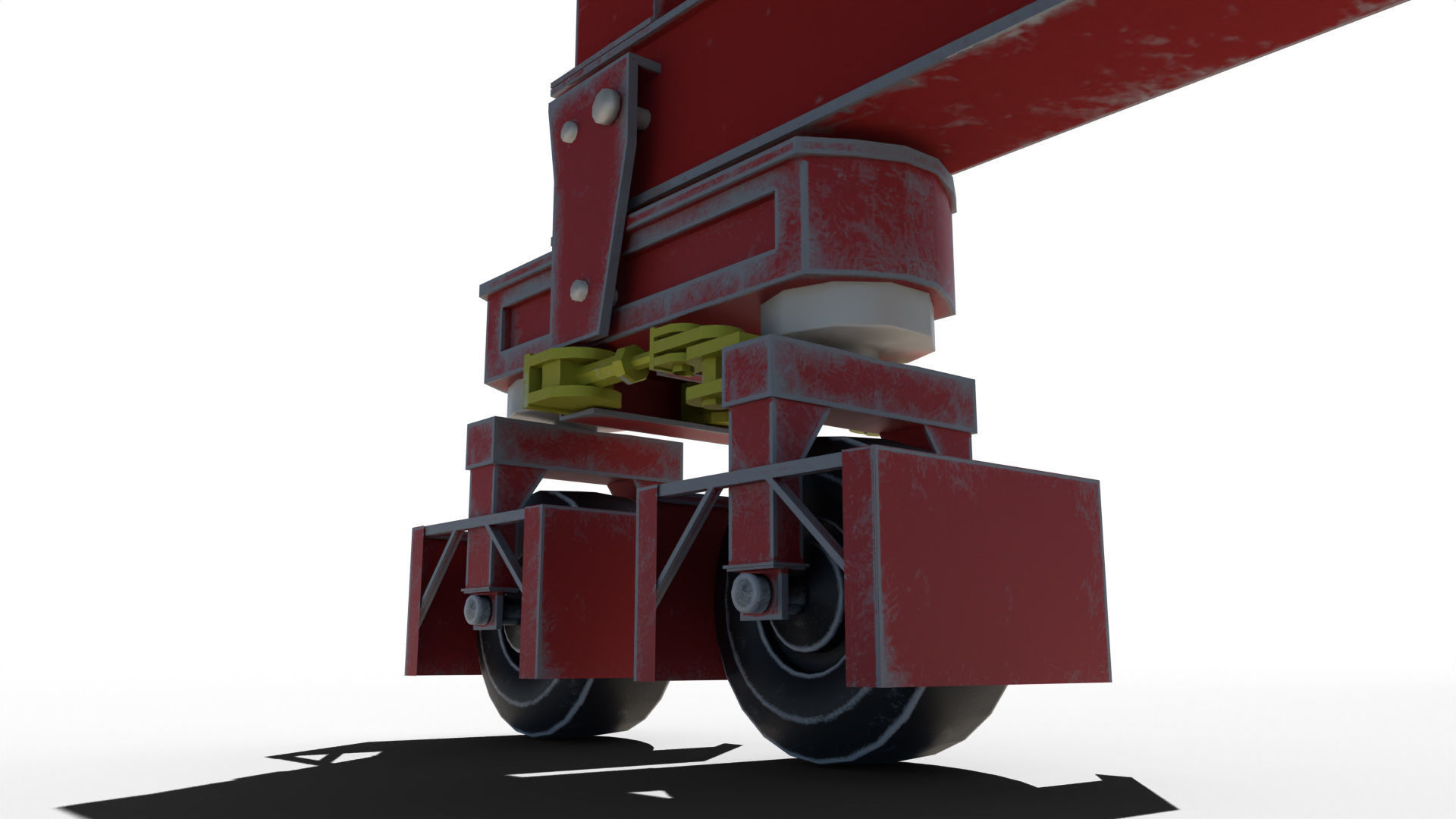 Port Crane 3D model_12