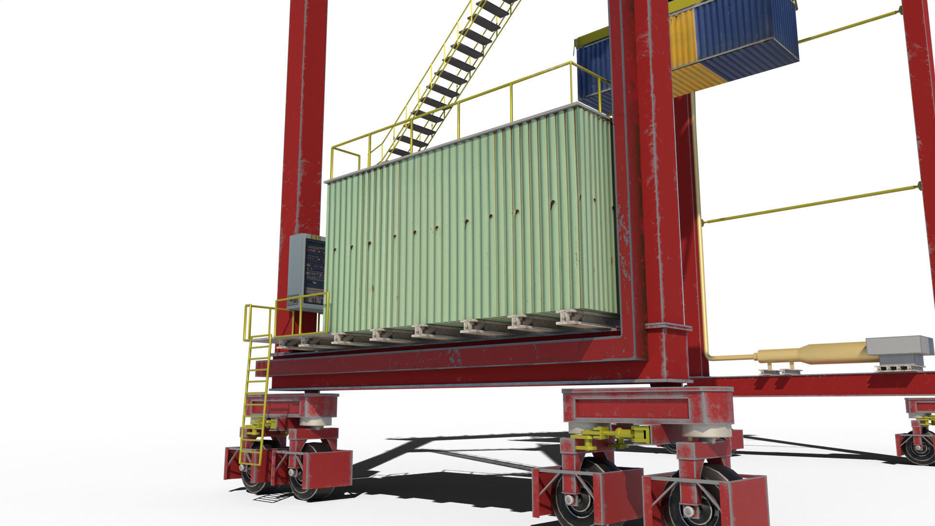 Port Crane 3D model_20