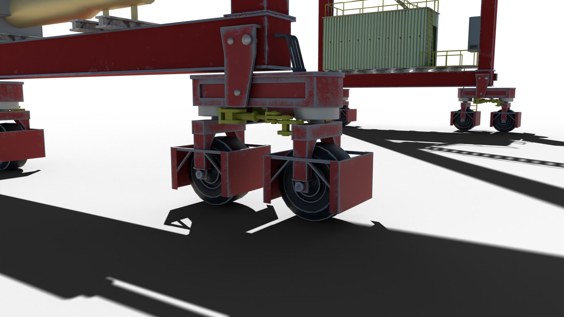 Port Crane 3D model_11